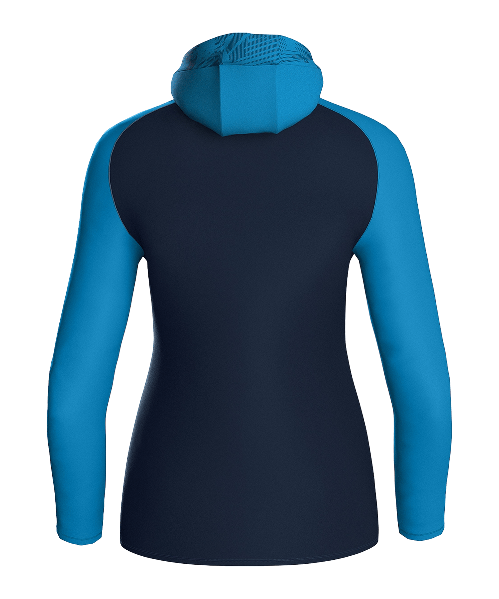 JAKO Icon Kapuzenjacke Damen Blau Gelb F914 - blau