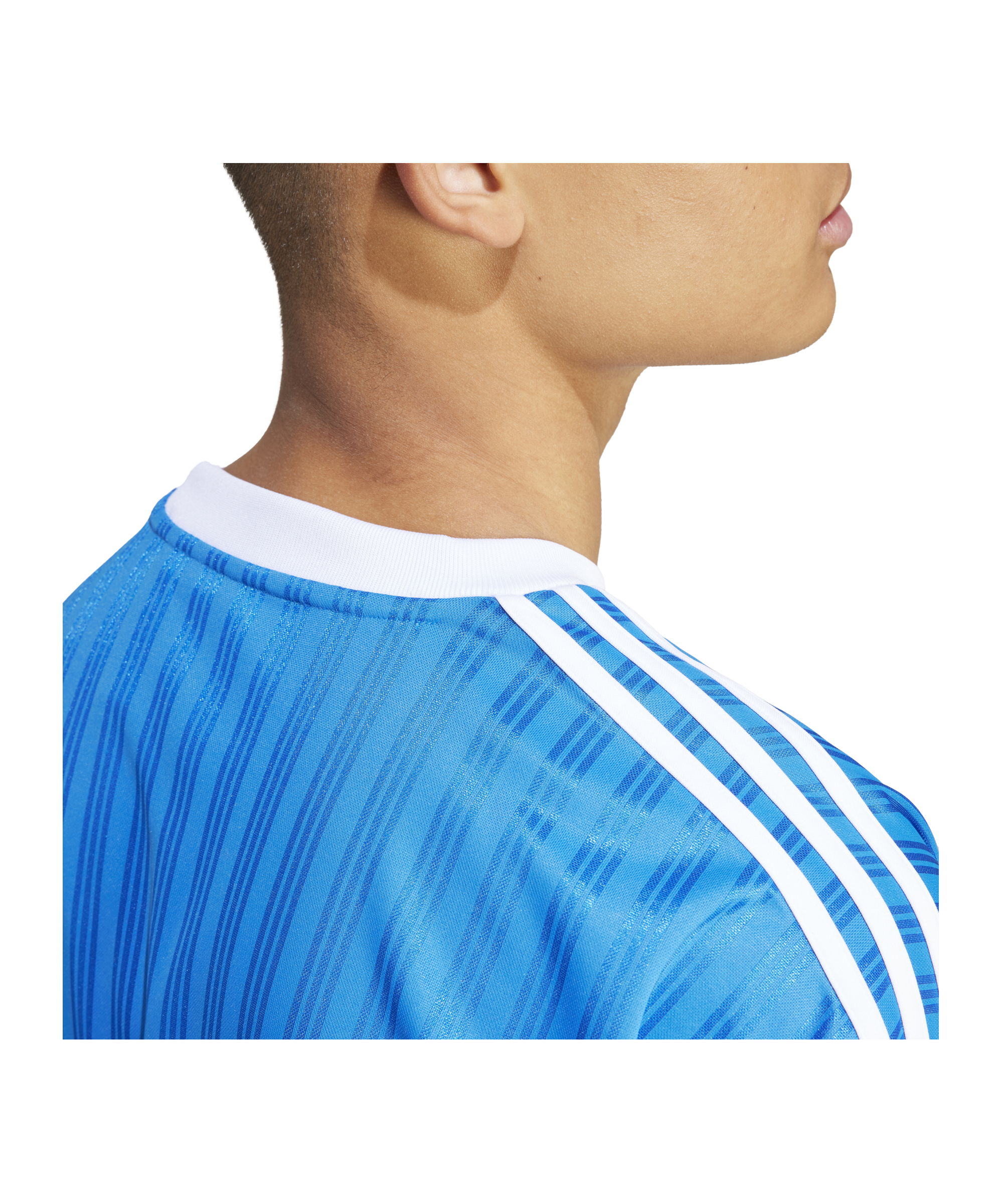 adidas Originals Adicolor Poly T-Shirt Blau Weiss - blau