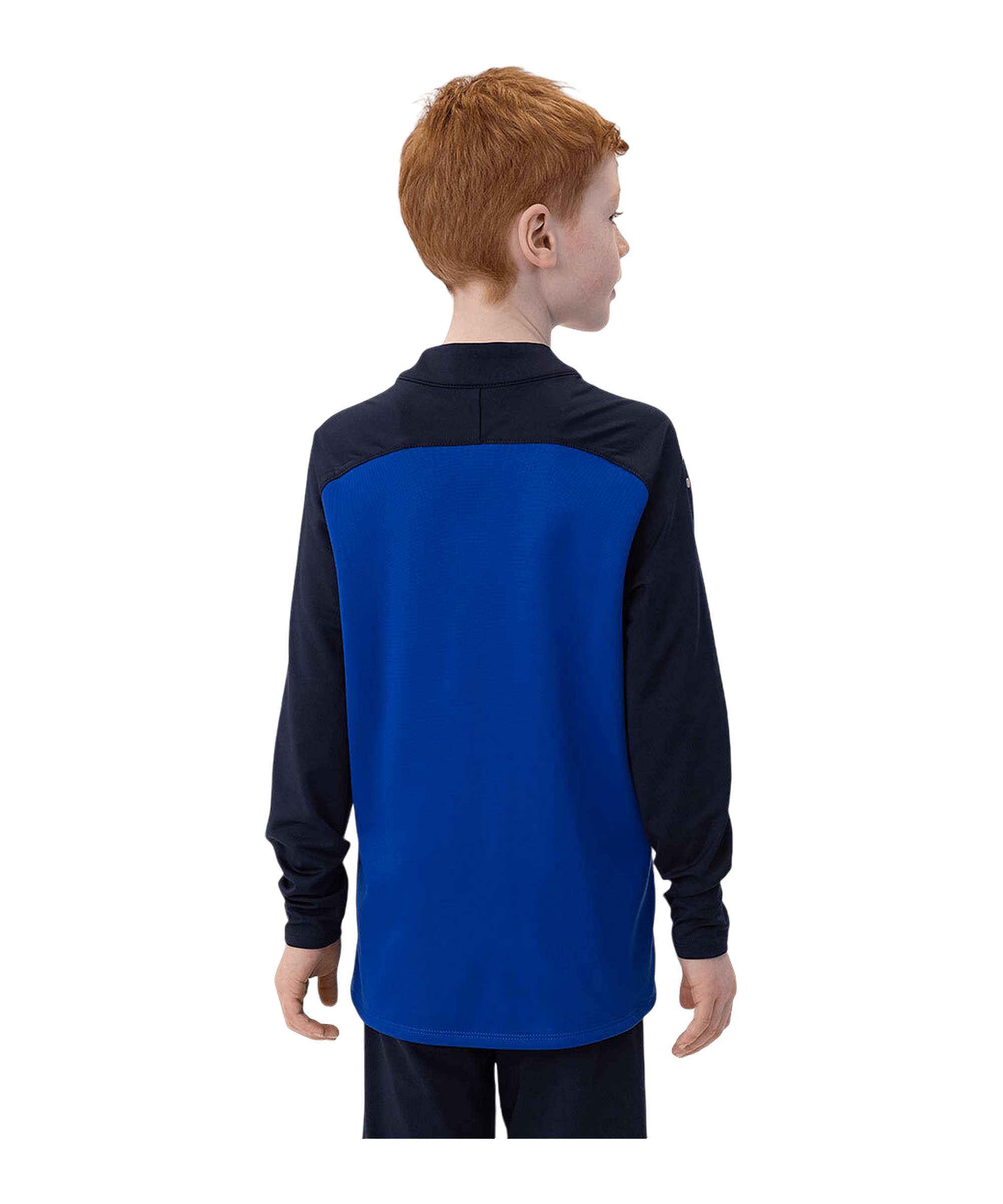 JAKO Iconic HalfZip Sweatshirt Kids Blau F403 - blau