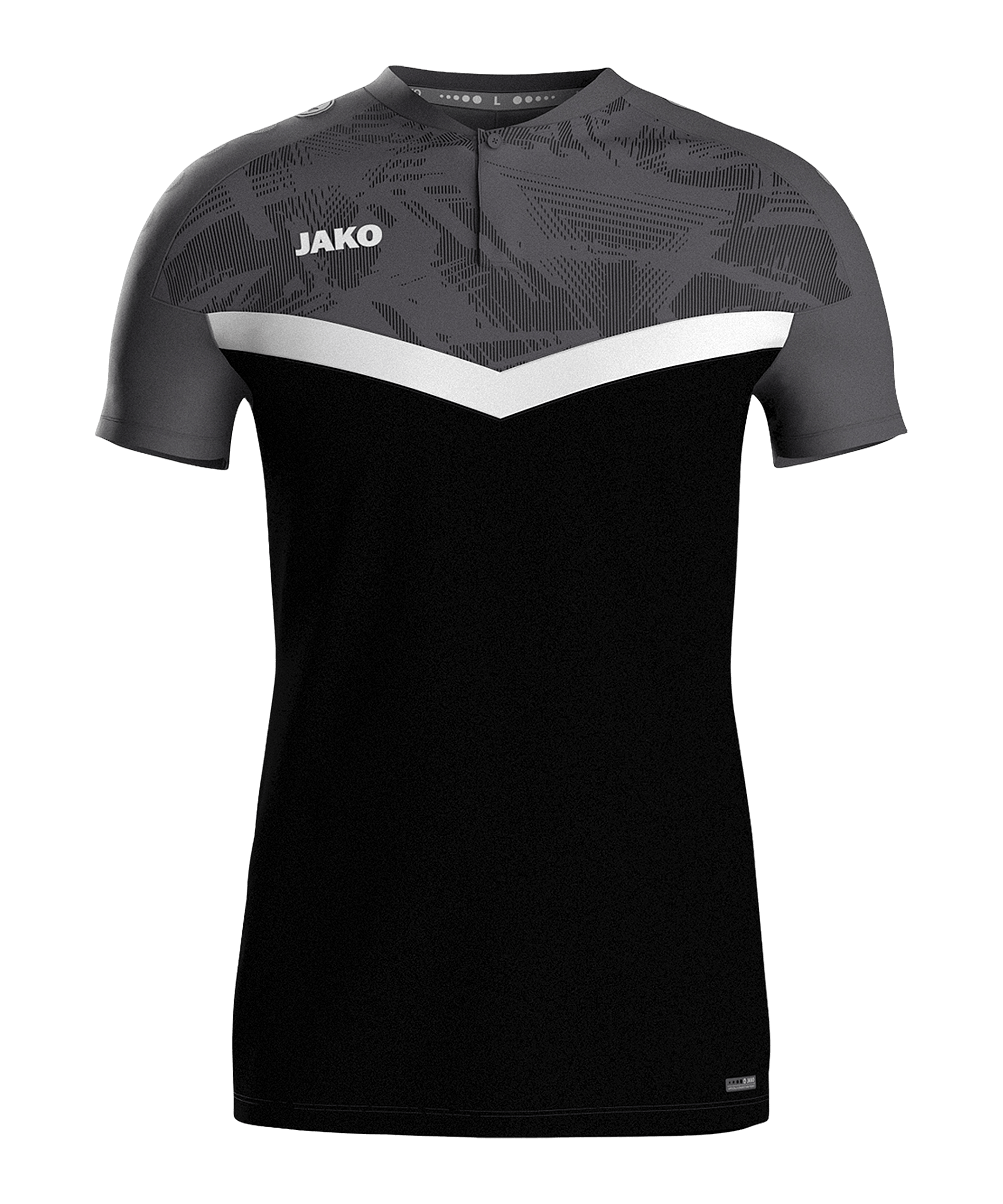 JAKO Iconic Poloshirt Schwarz F801 - schwarz