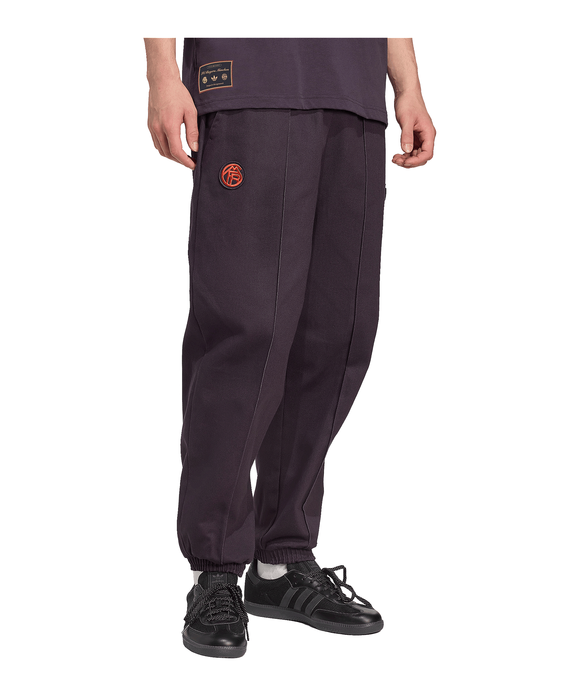 adidas FC Bayern München Icon Drill Hose Lila - lila