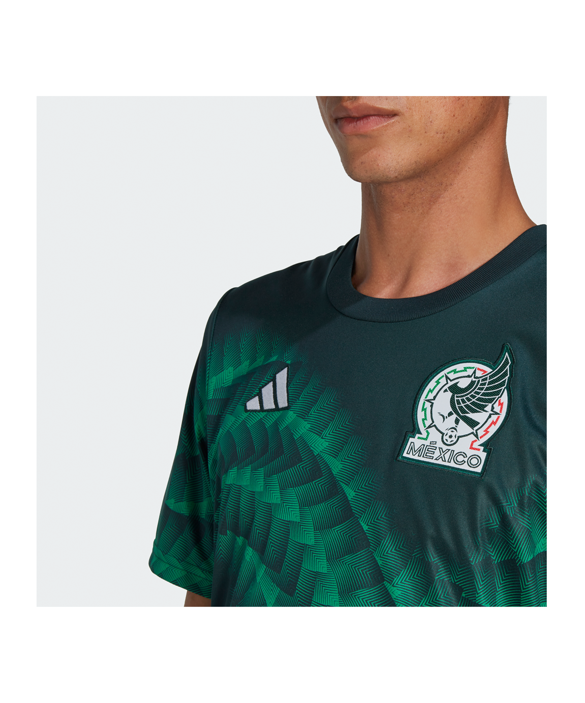 adidas Mexico Prematch Shirt 2022/2023 Grün - gruen
