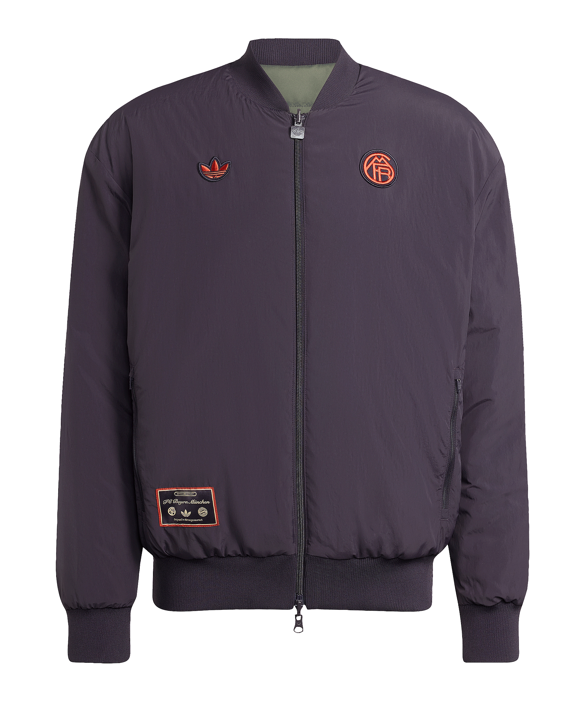 adidas FC Bayern München Icon Jacke Lila - lila