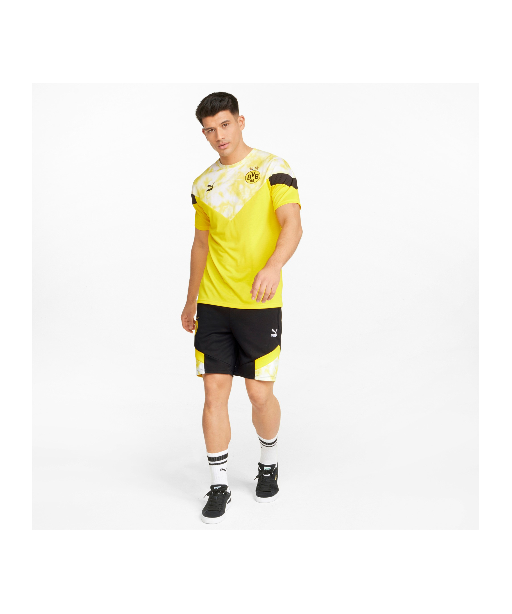 PUMA BVB Dortmund Iconic MCS Short Schwarz F02 - schwarz