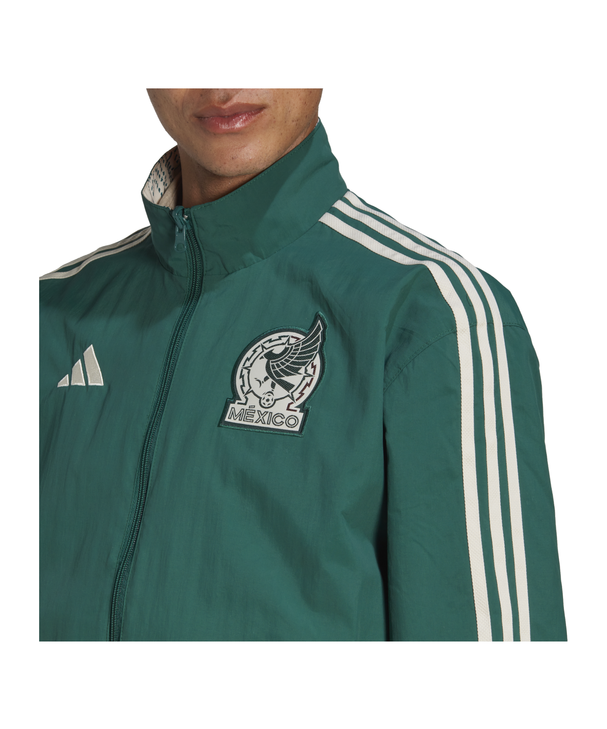 adidas Mexico Anthem Jacke Grün - gruen