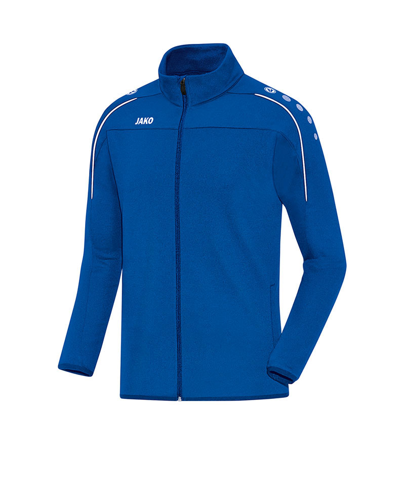 JAKO Classico Trainingsjacke Kids Blau Weiss F04 - blau