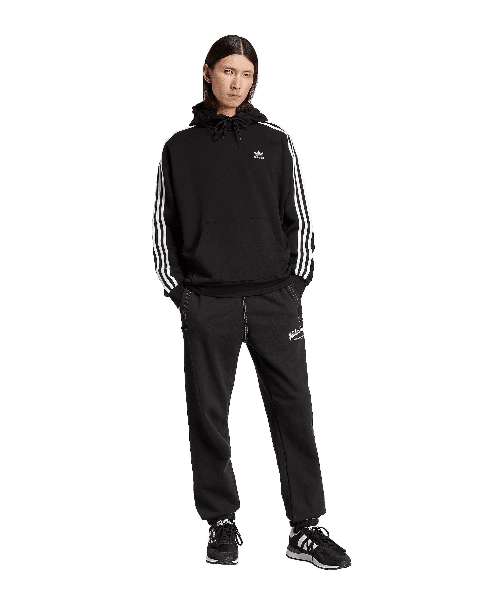 adidas Originals Hoody Schwarz - schwarz