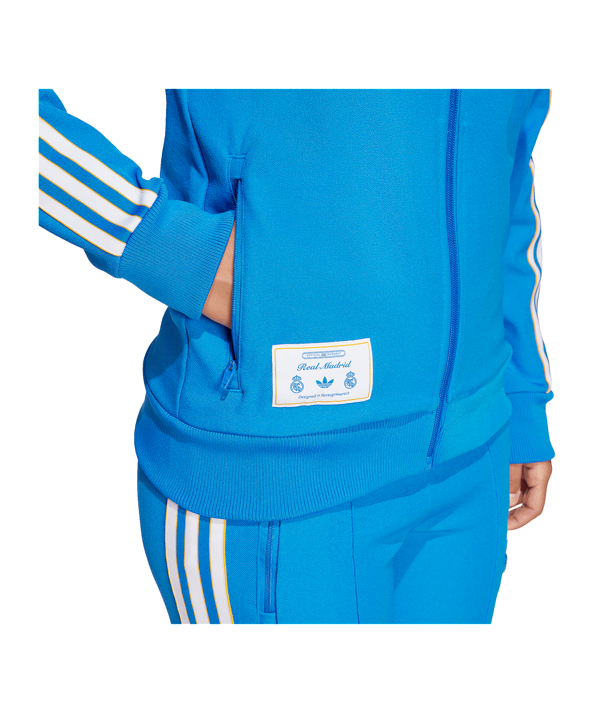 adidas Real Madrid Icon Track Sweatshirt Kids Blau - blau