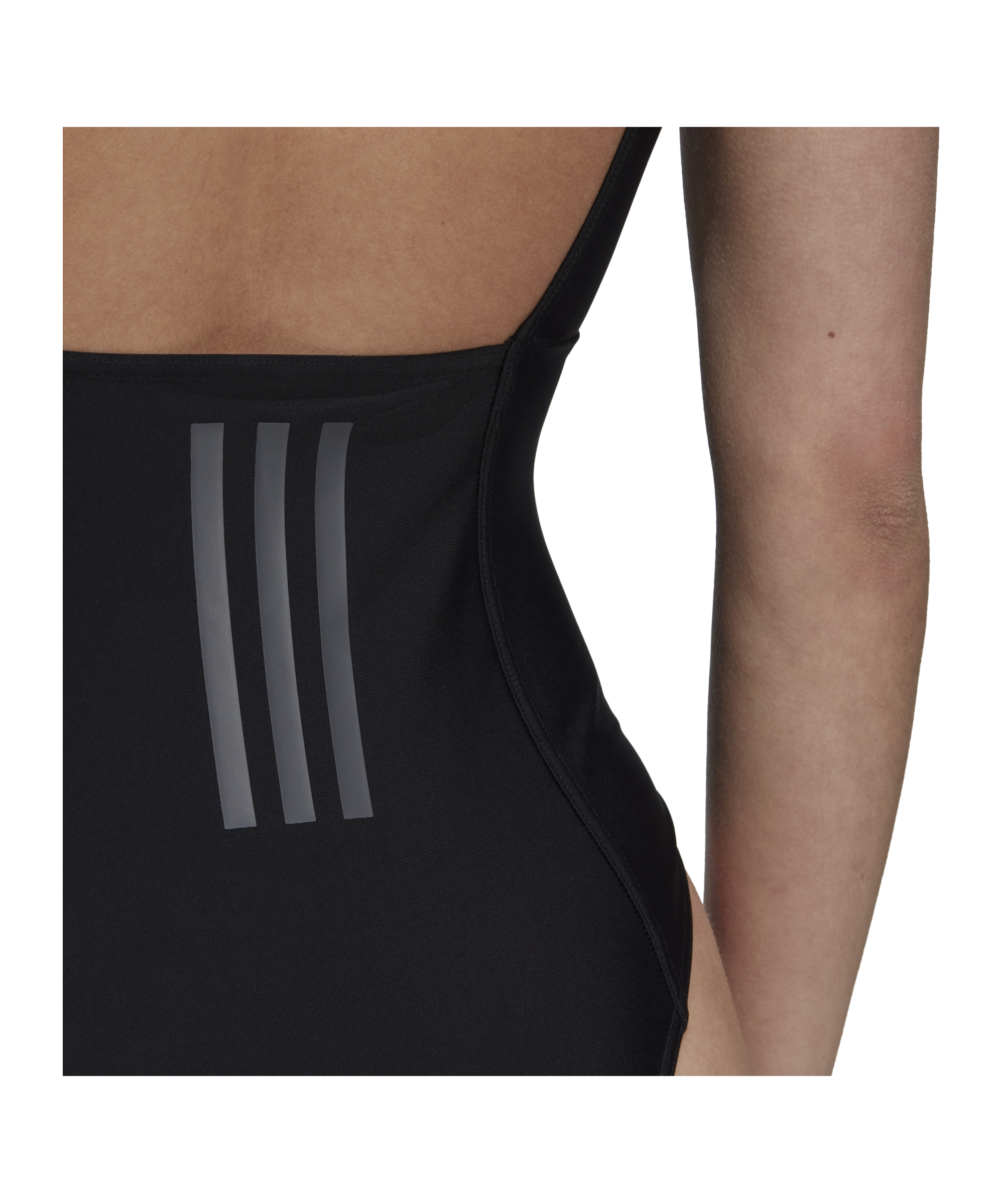 adidas Iconisea 3-Stripes Swimsuit Black - schwarz