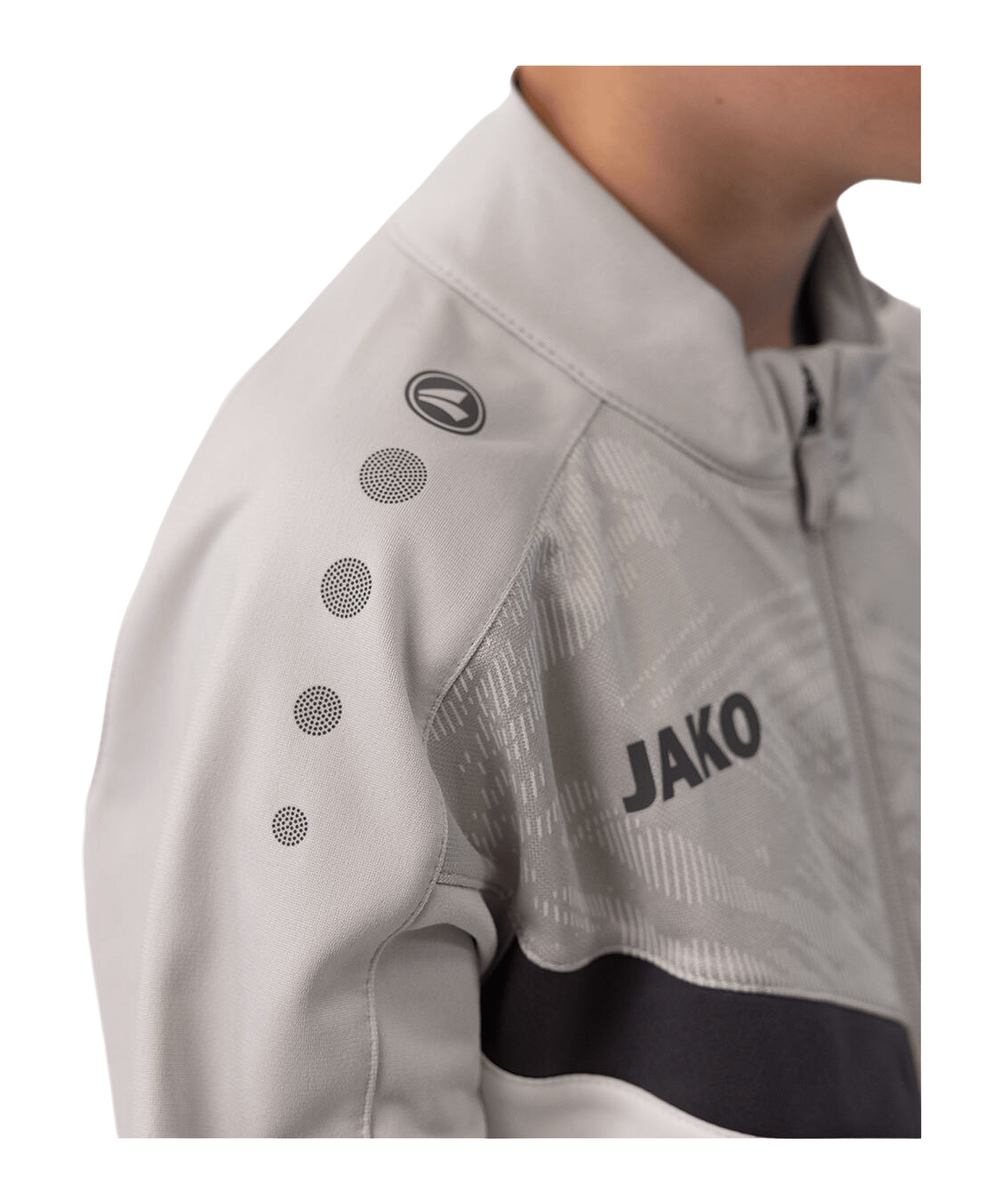 JAKO Iconic Jacke Kids Weiss F016 - weiss