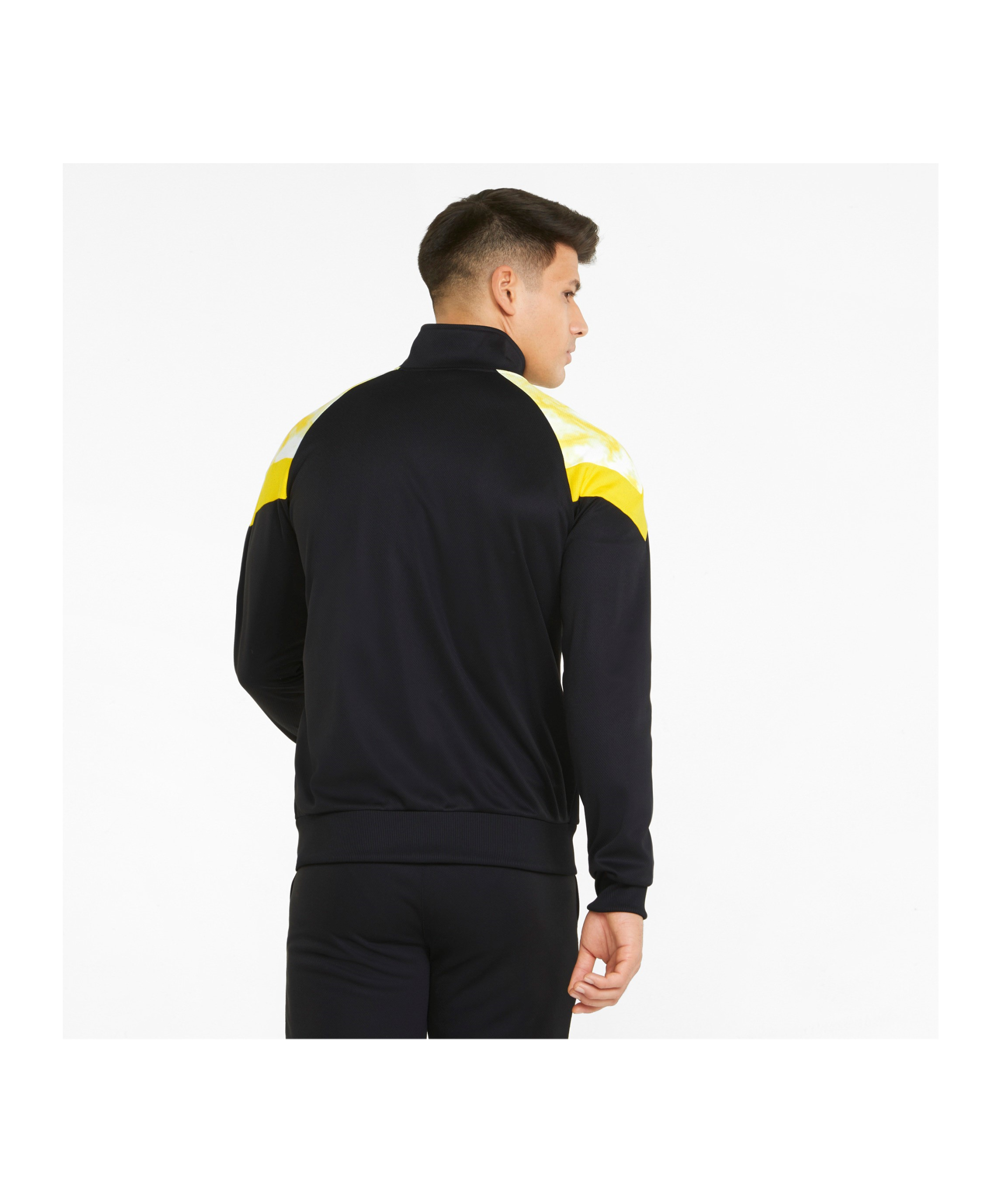 PUMA BVB Dortmund Iconic MCS Mesh Trainingsjacke Schwarz F02 - schwarz