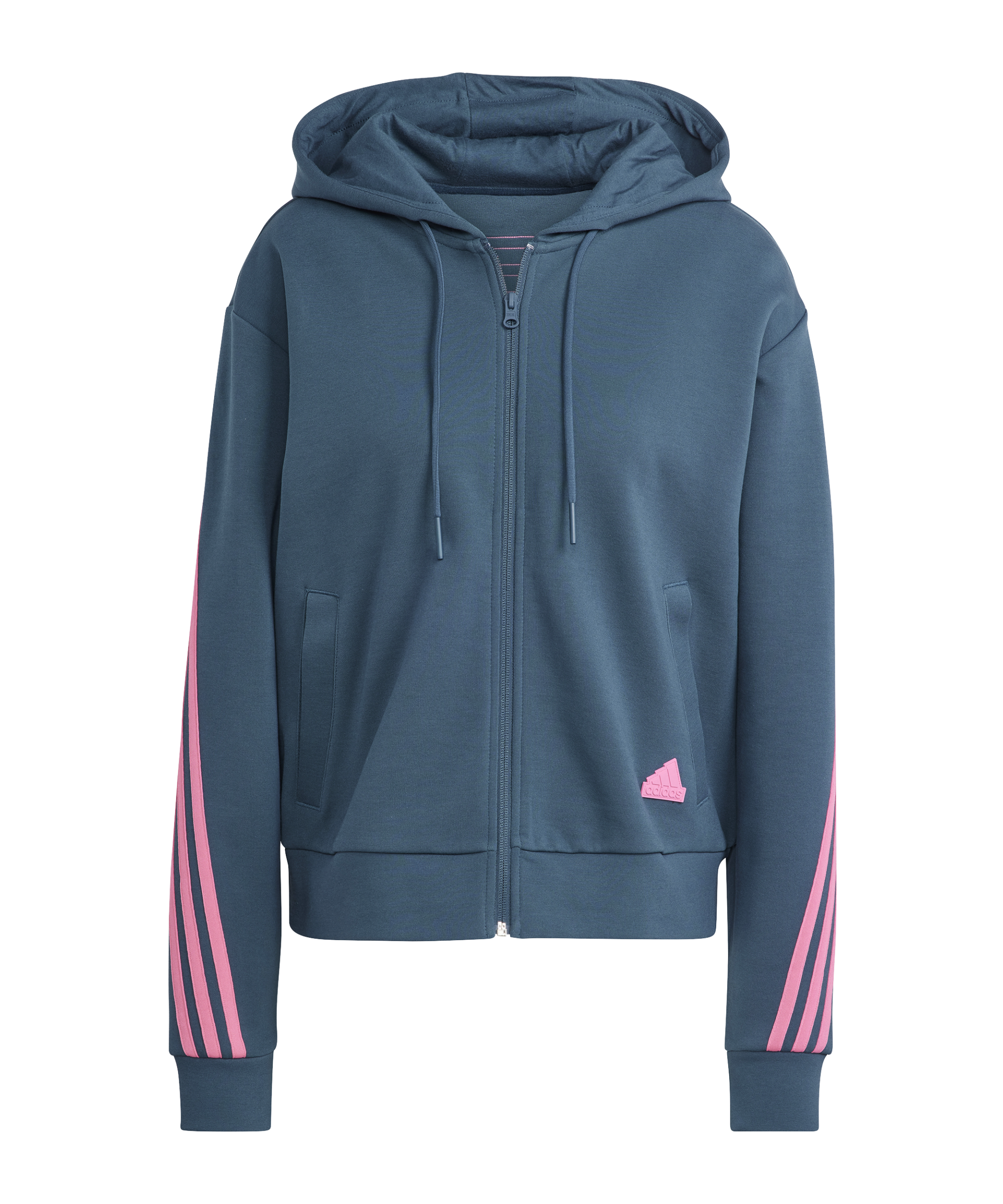 adidas Future Icons 3-Stripes Hoody Damen Türkis - tuerkis