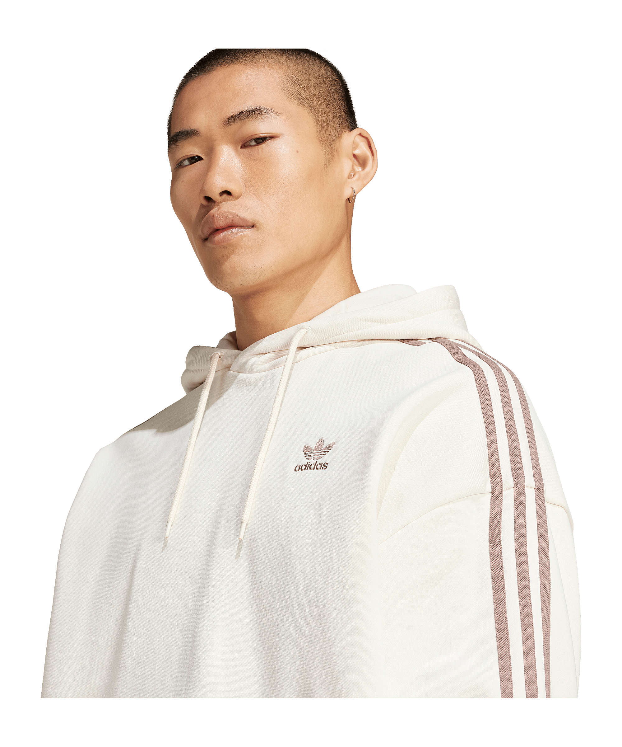 adidas Originals Adicolor Baggy Fit Hoody Weiss - weiss