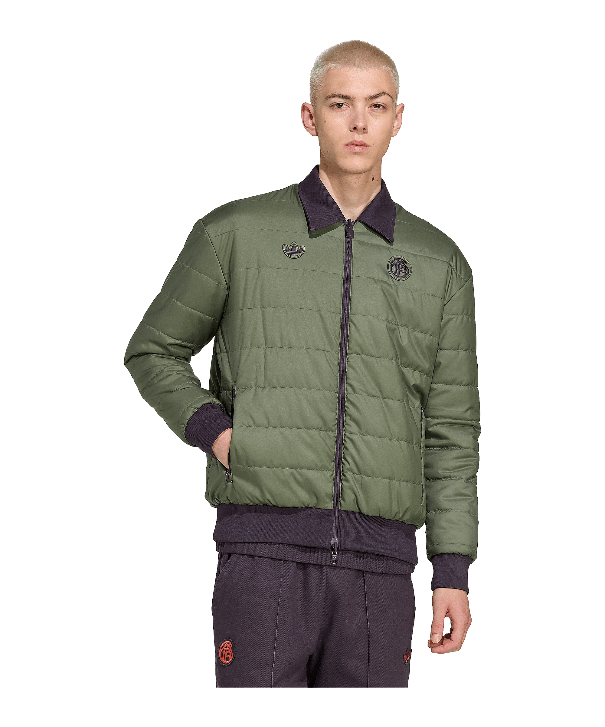 adidas FC Bayern München Icon Jacke Lila - lila