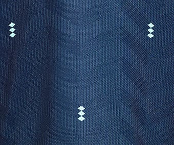 Classic chevron pattern knitted in