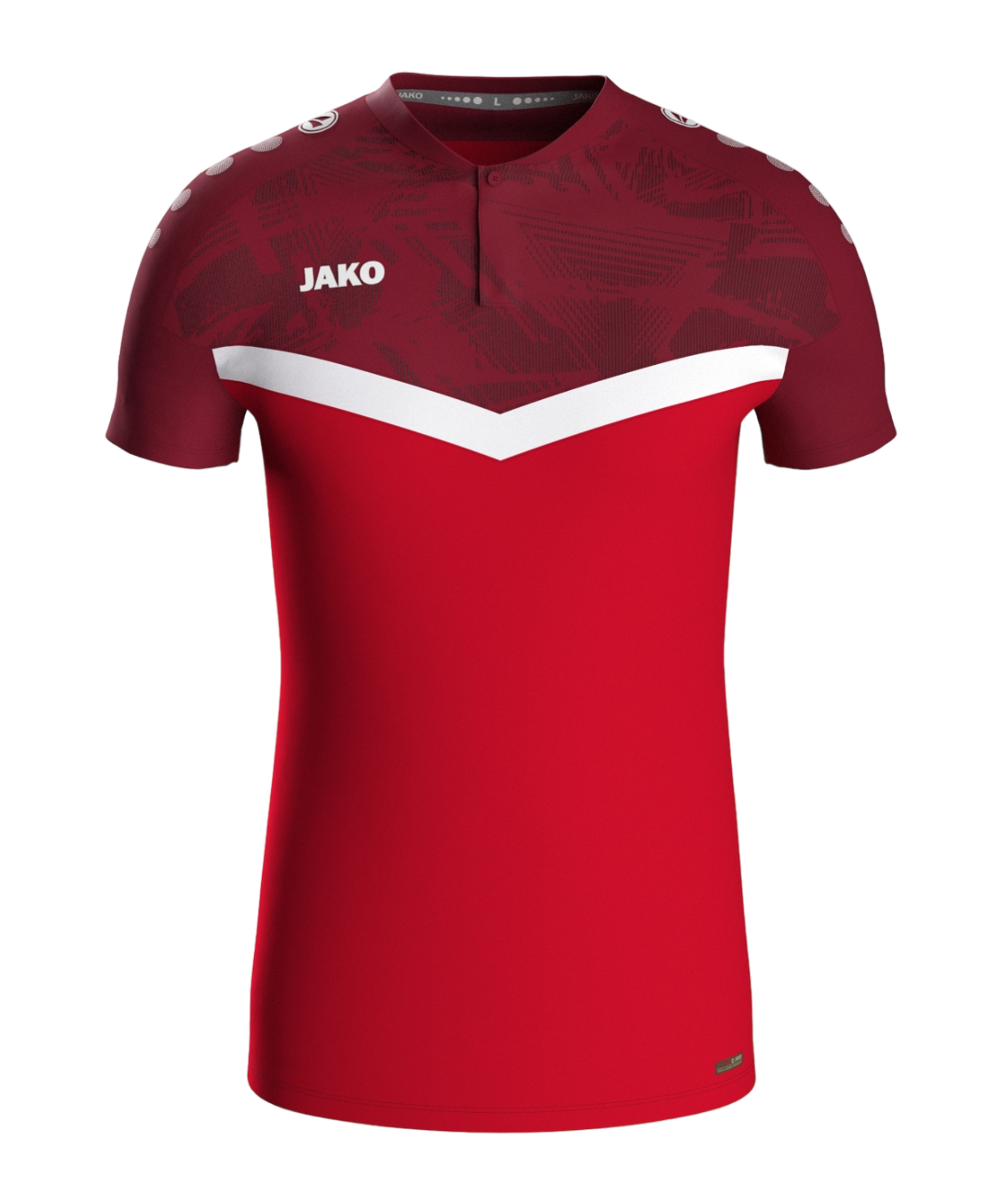 JAKO Iconic Poloshirt Rot F103 - rot