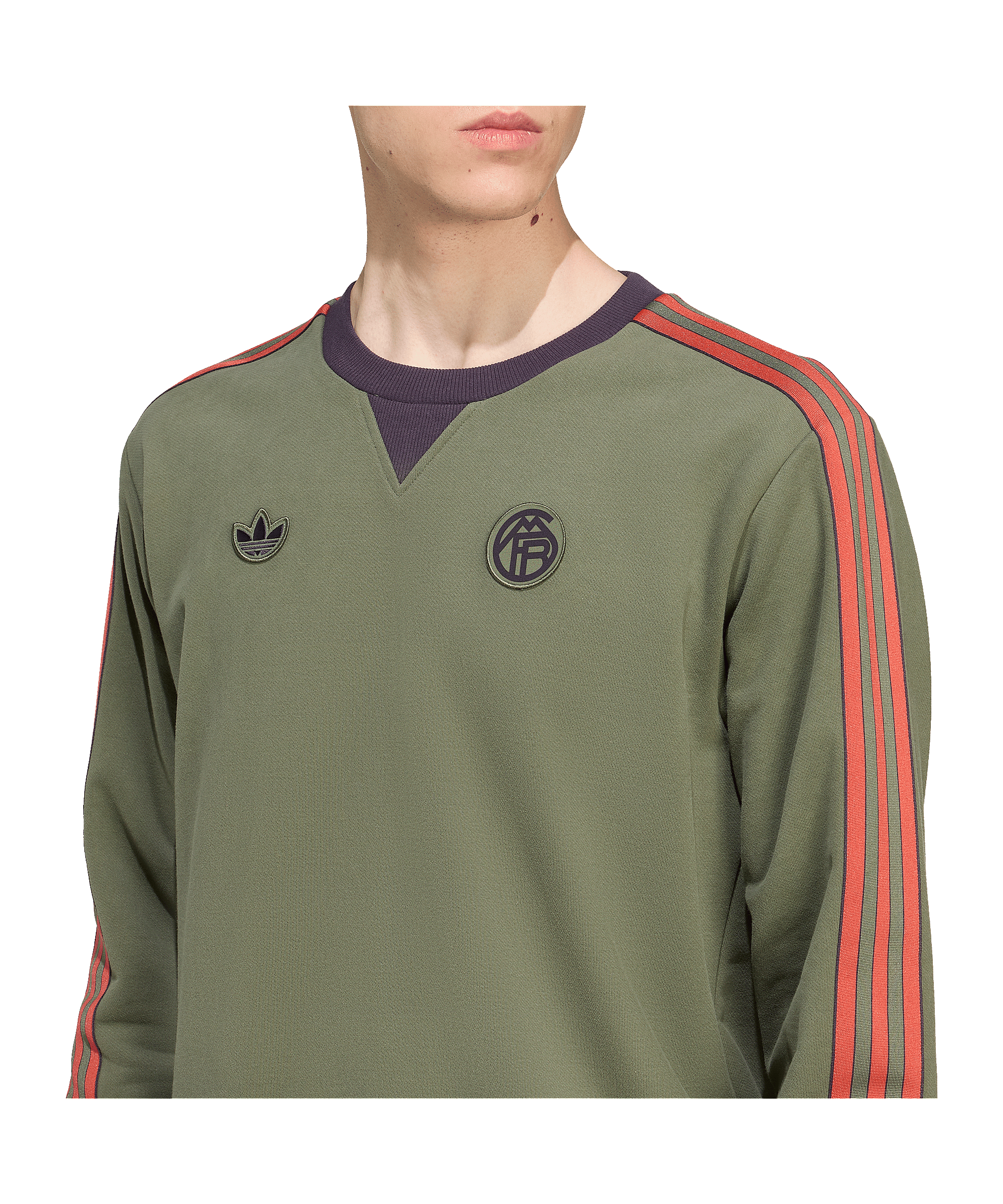 adidas FC Bayern München Icon Sweatshirt Grün - gruen