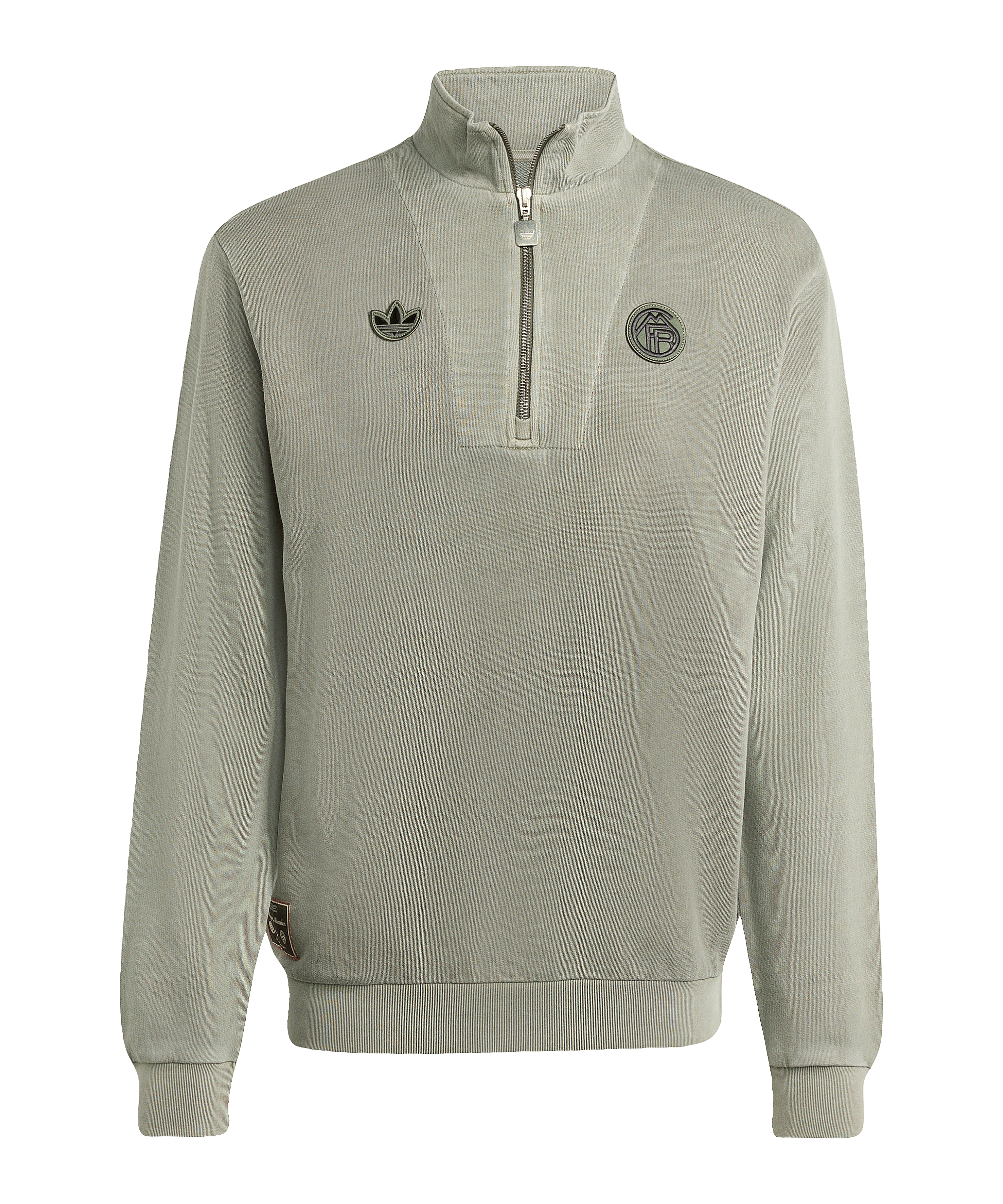 adidas FC Bayern München Icon Halfzip Jacke Grün - gruen