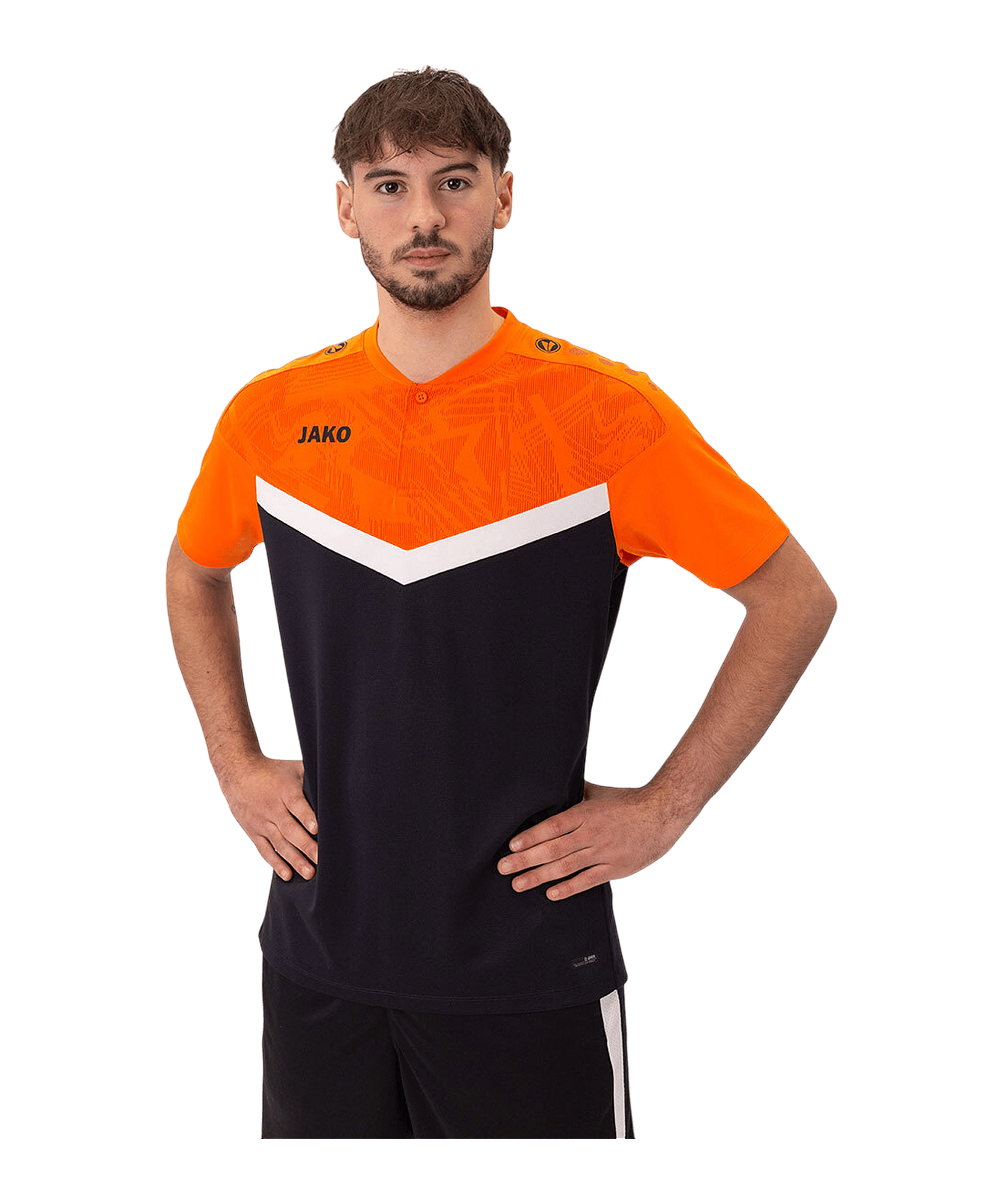 JAKO Iconic Polo Schwarz F807 - schwarz