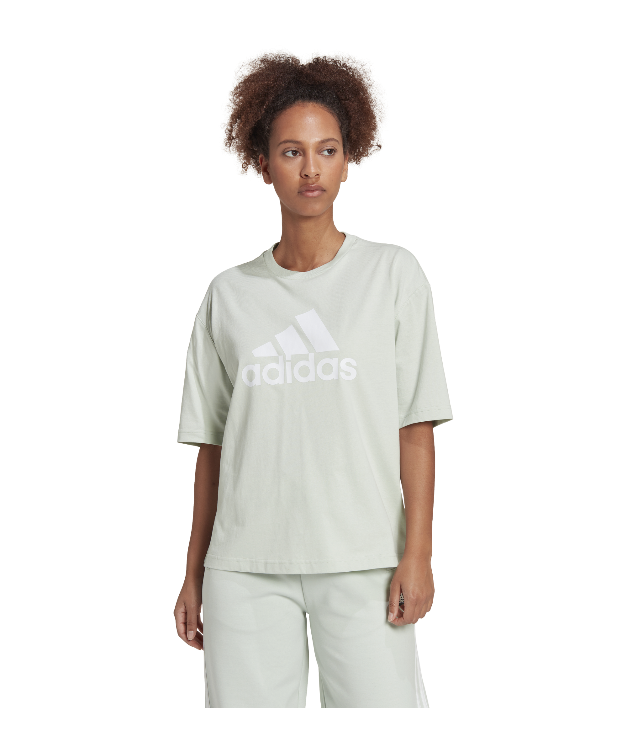adidas Future Icons Badge of Sport T-Shirt Damen Grün - gruen