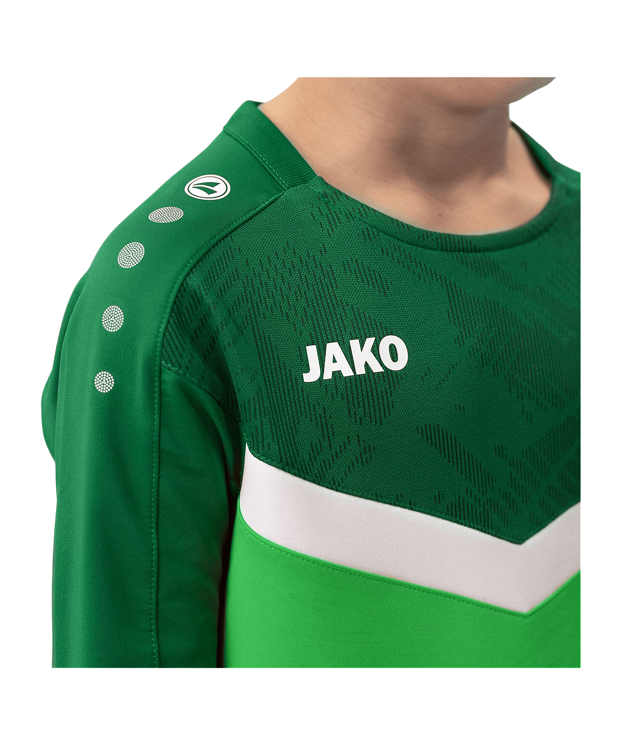 JAKO Iconic Sweatshirt Kids Grün F222 - gruen