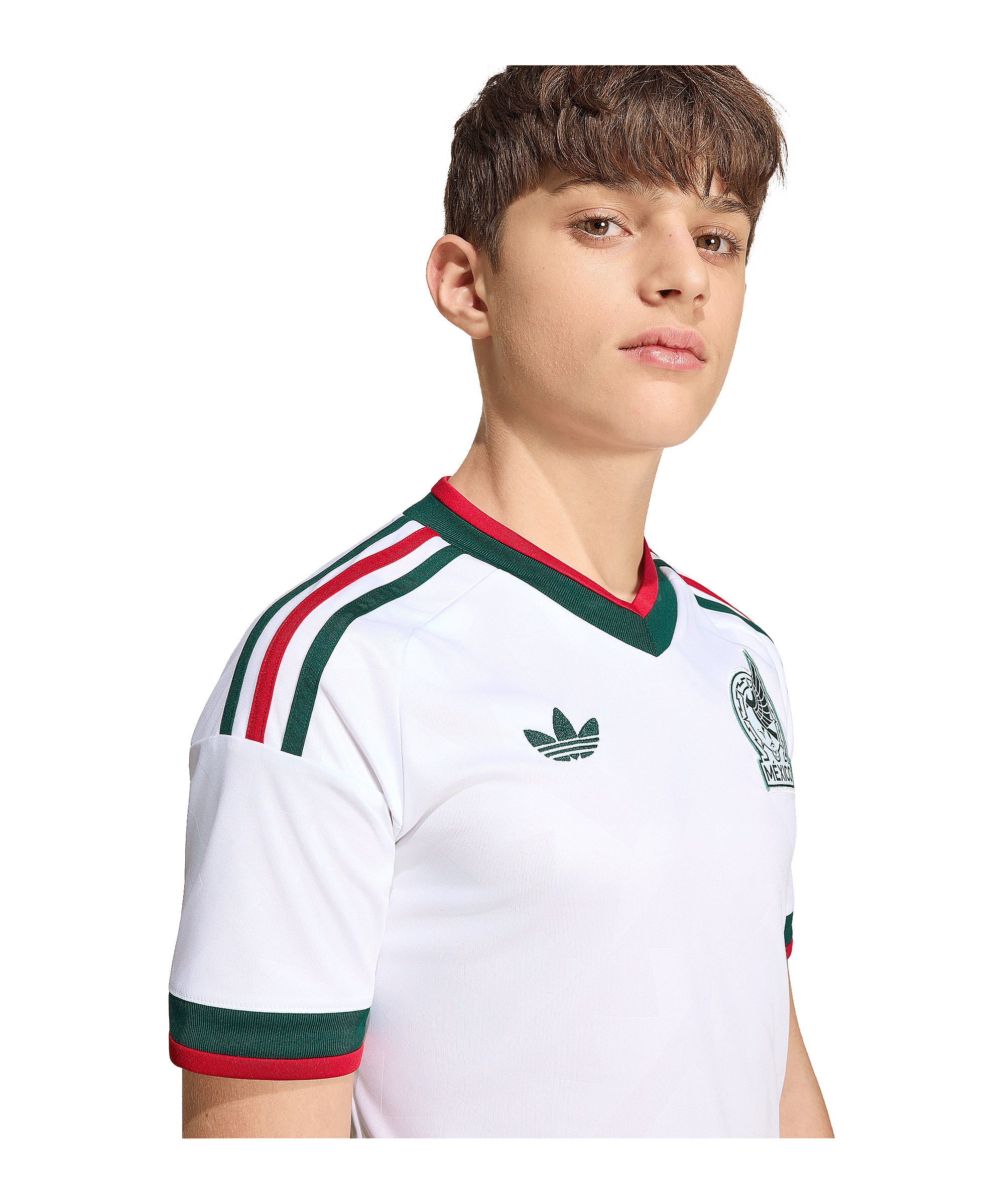 adidas FMF Mexiko Trikot Away WM 2026 Kids Weiß - weiss