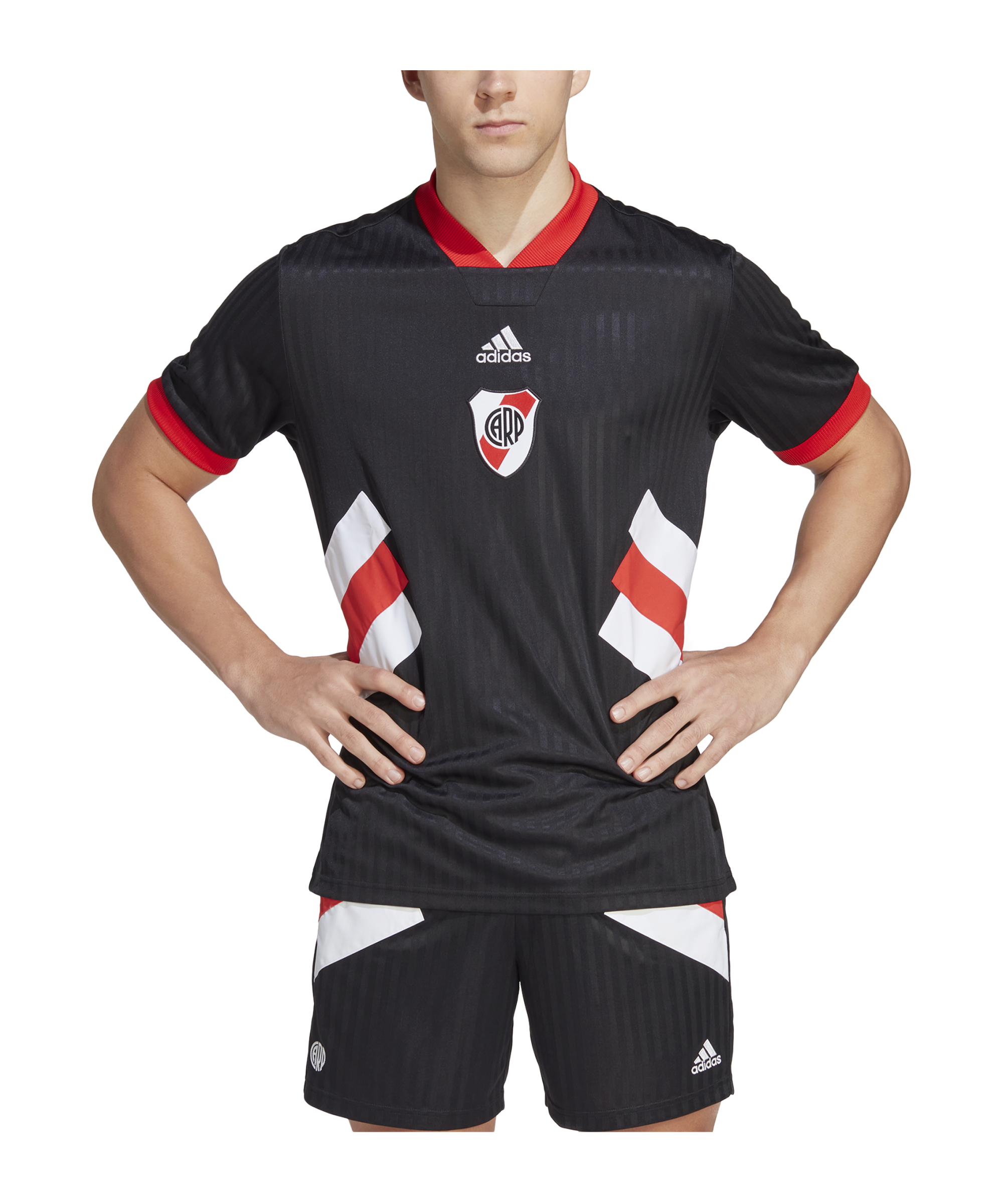 adidas River Plate Icon Trikot Schwarz - schwarz