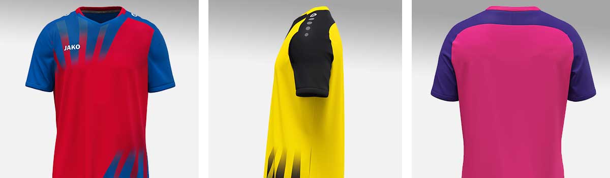 Detailansichten mit den Design-Besonderheiten der JAKO Vintage-Kollektion