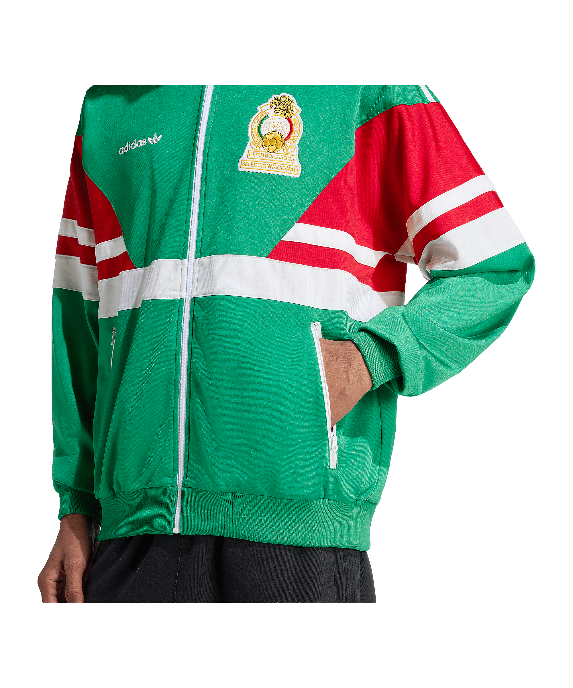 adidas FMF Mexiko Trainingsjacke 1986 Grün - gruen