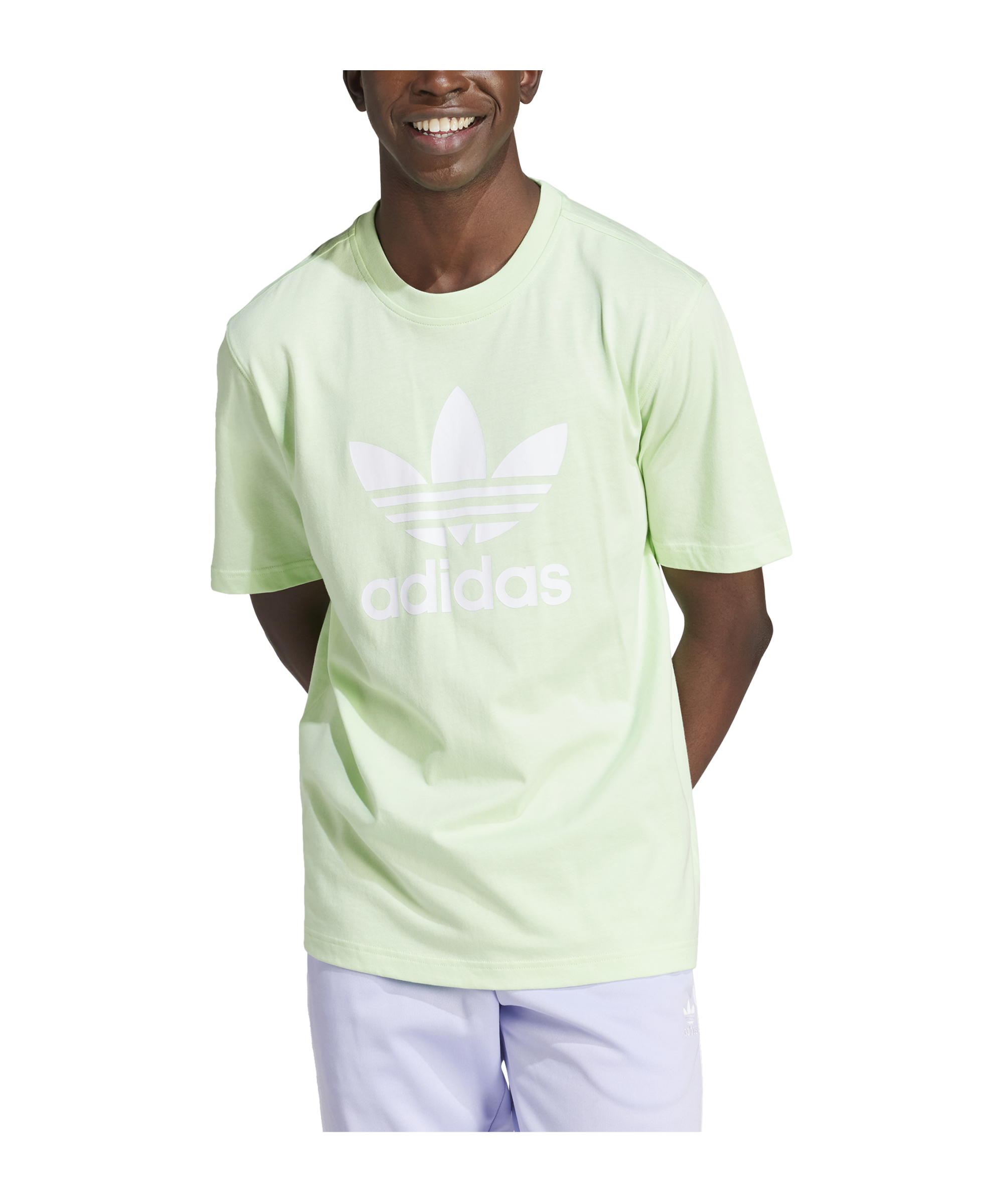 adidas Originals Adicolor Trefoil T-Shirt Grün - gruen