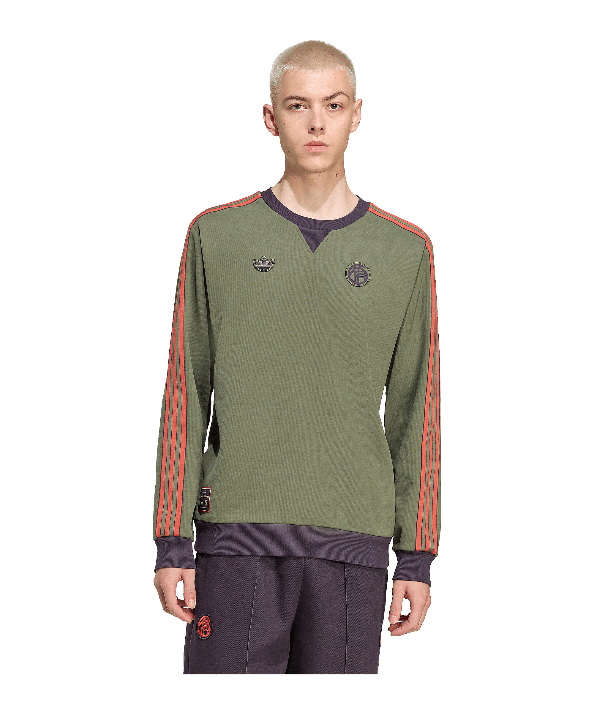 adidas FC Bayern München Icon Sweatshirt Grün - gruen