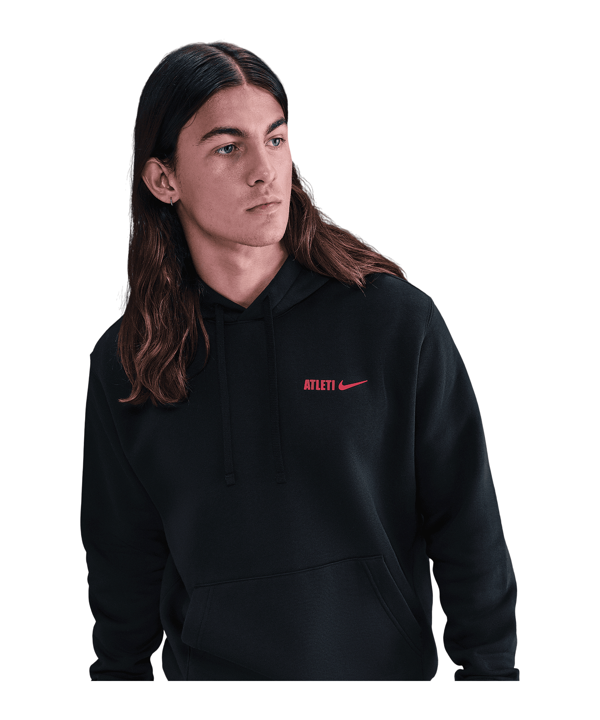 Nike Atletico Madrid NSW Club Hoody Schwarz F010 - schwarz