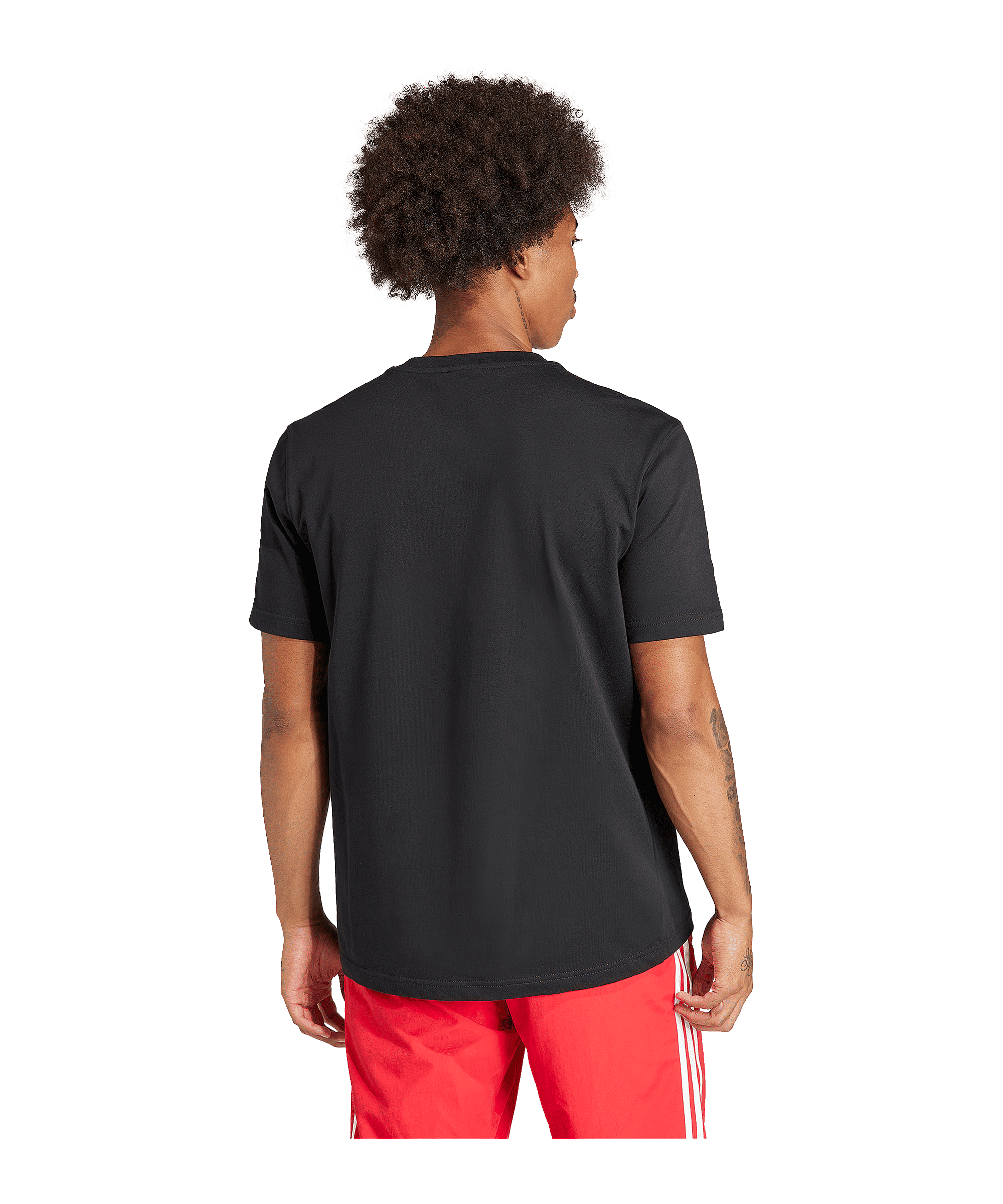 adidas Originals Adicolor Trefoil T-Shirt Schwarz - schwarz