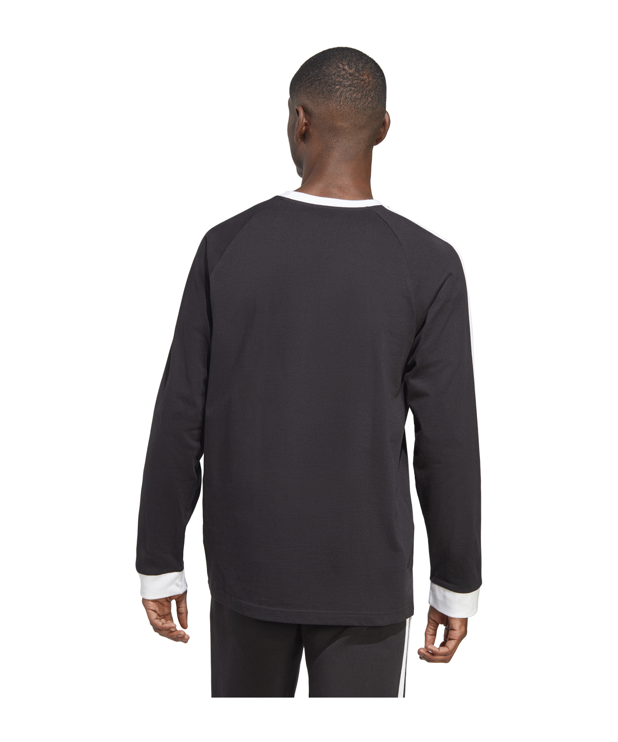 adidas Originals Adicolor Classics 3-Stripes Long Sleeve Tee Black - schwarz
