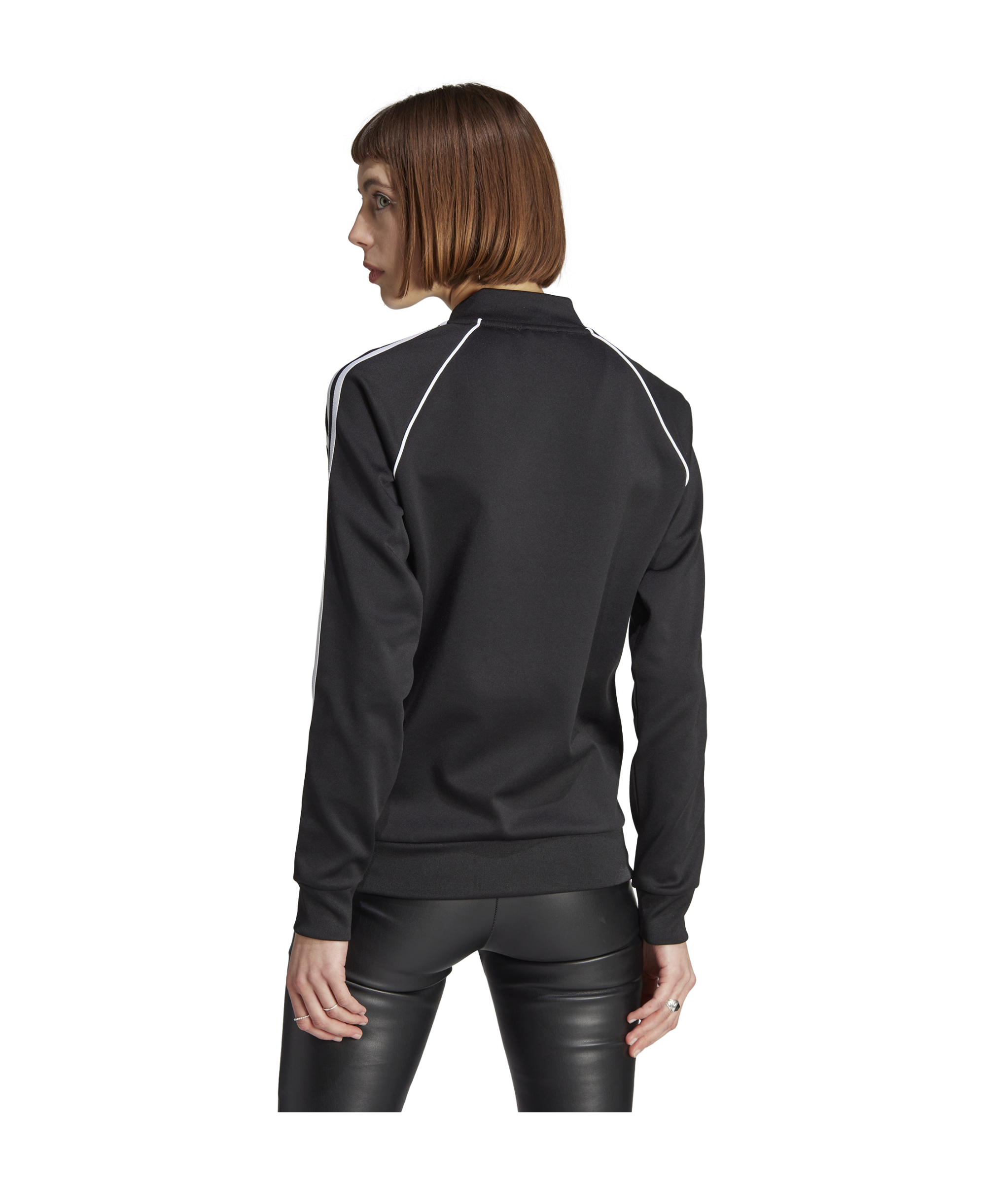 adidas Originals Adicolor Classic Tracktop Damen Schwarz - schwarz