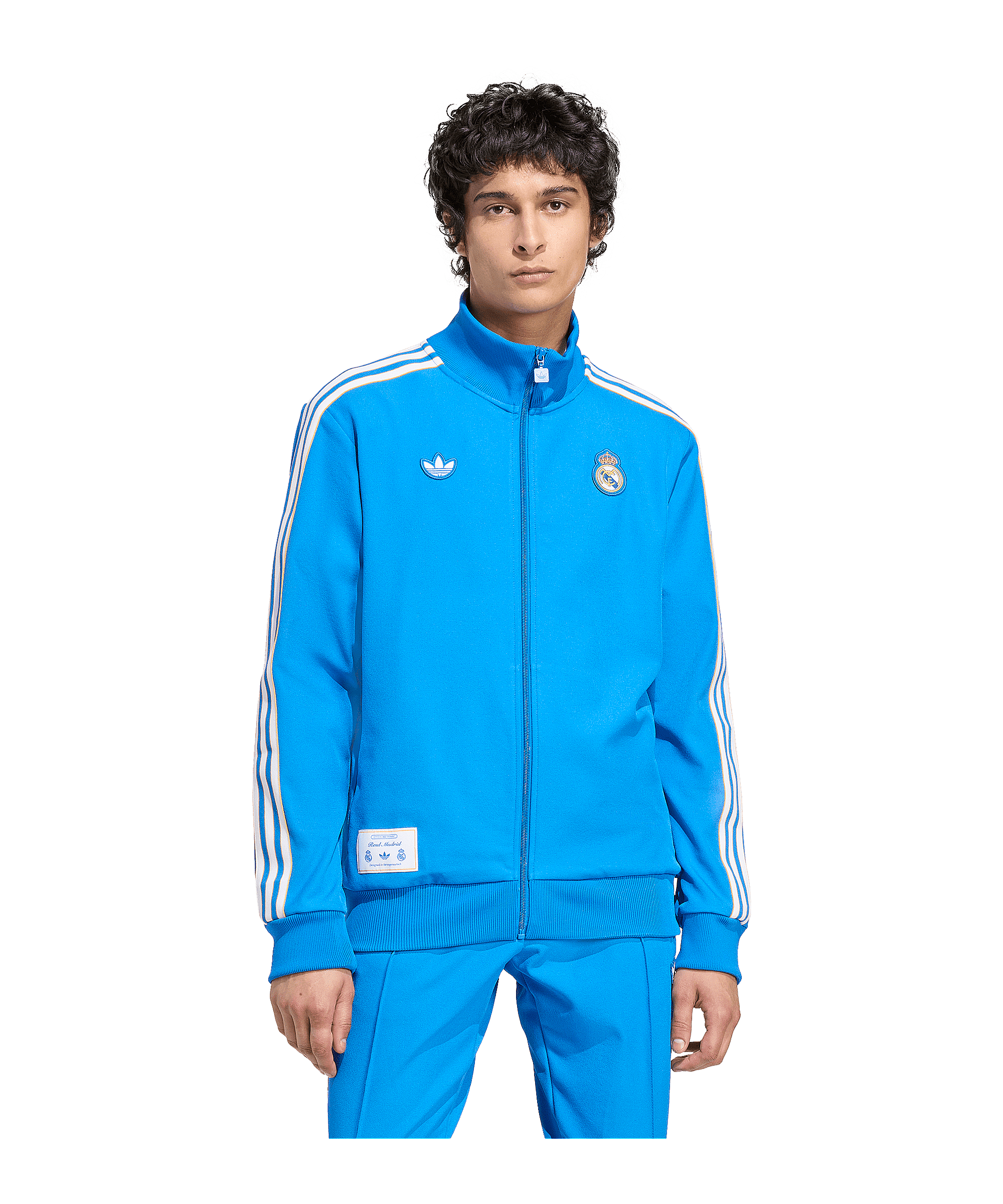 adidas Real Madrid Icon Track Sweatshirt Blau - blau