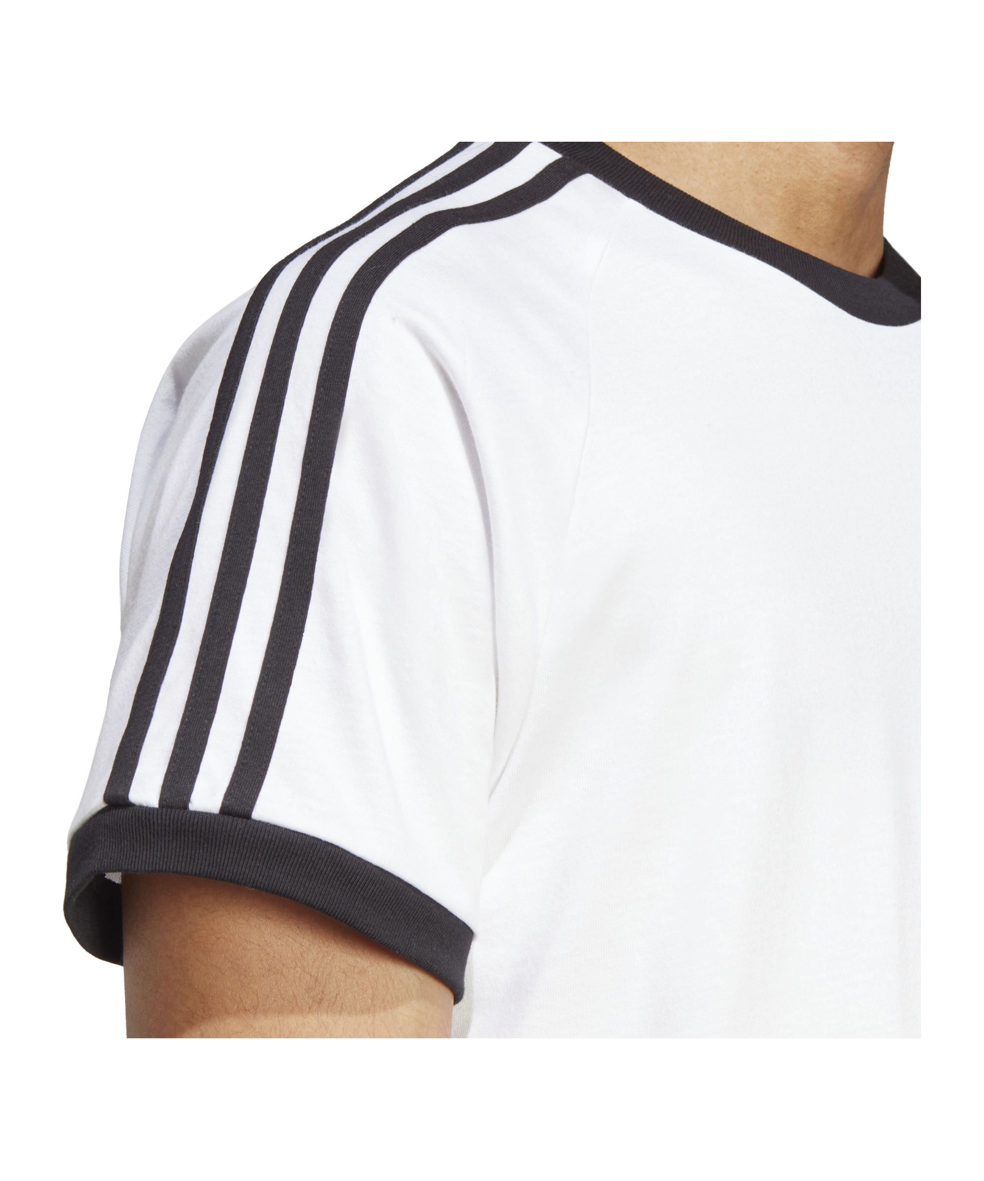 adidas Originals Adicolor Classics 3-Stripes Tee White - weiss