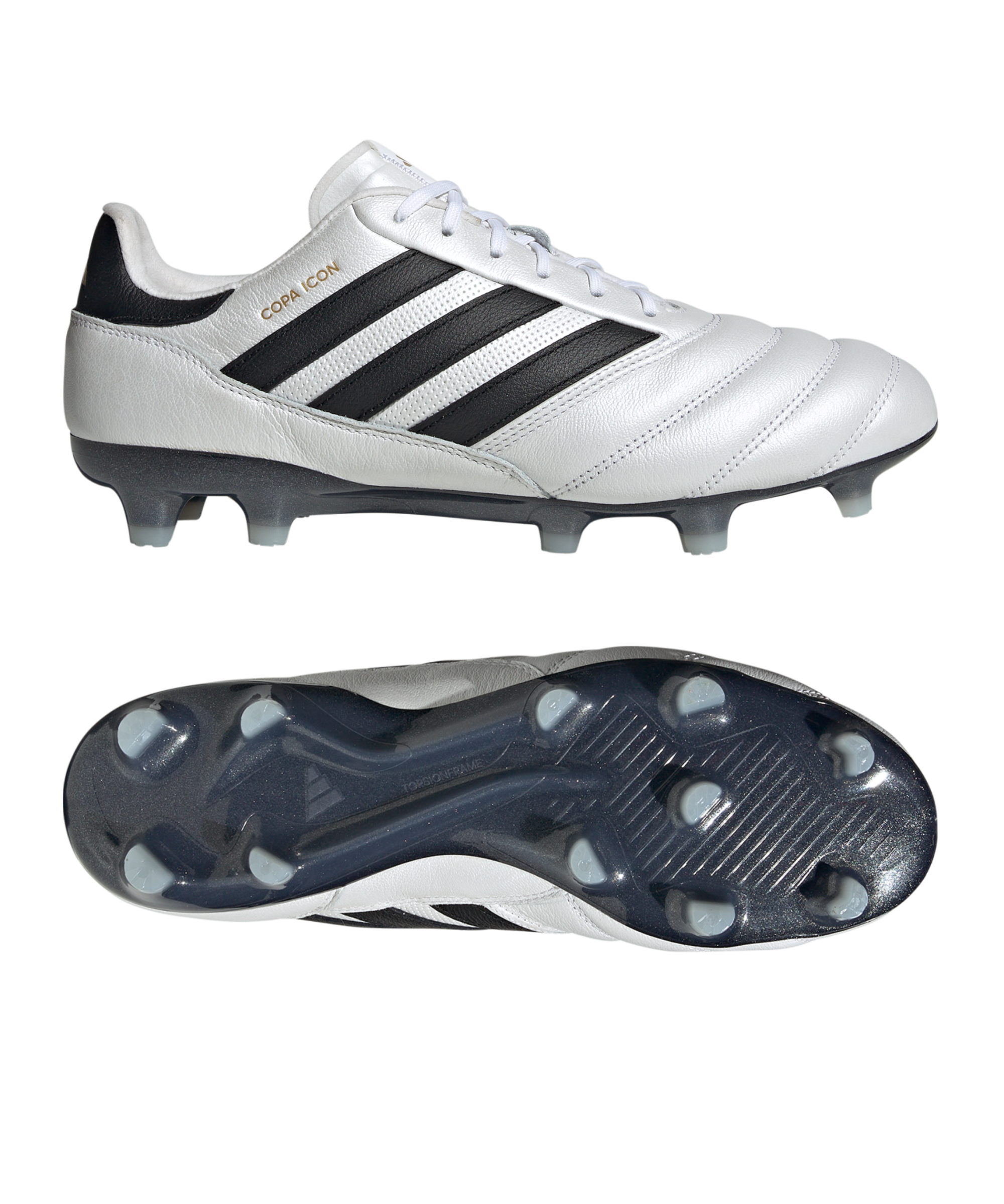 adidas COPA Icon FG Weiss Schwarz Gold - weiss