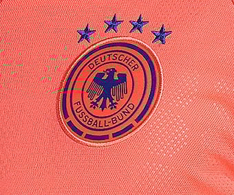 Embroidered federation label patch