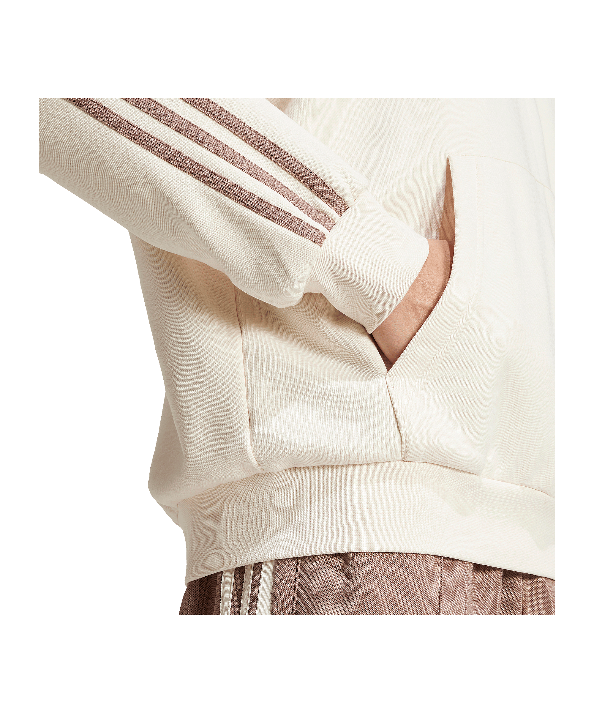 adidas Originals Adicolor Baggy Fit Hoody Weiss - weiss