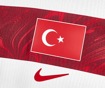 federation logo and swoosh as premium thermoprint