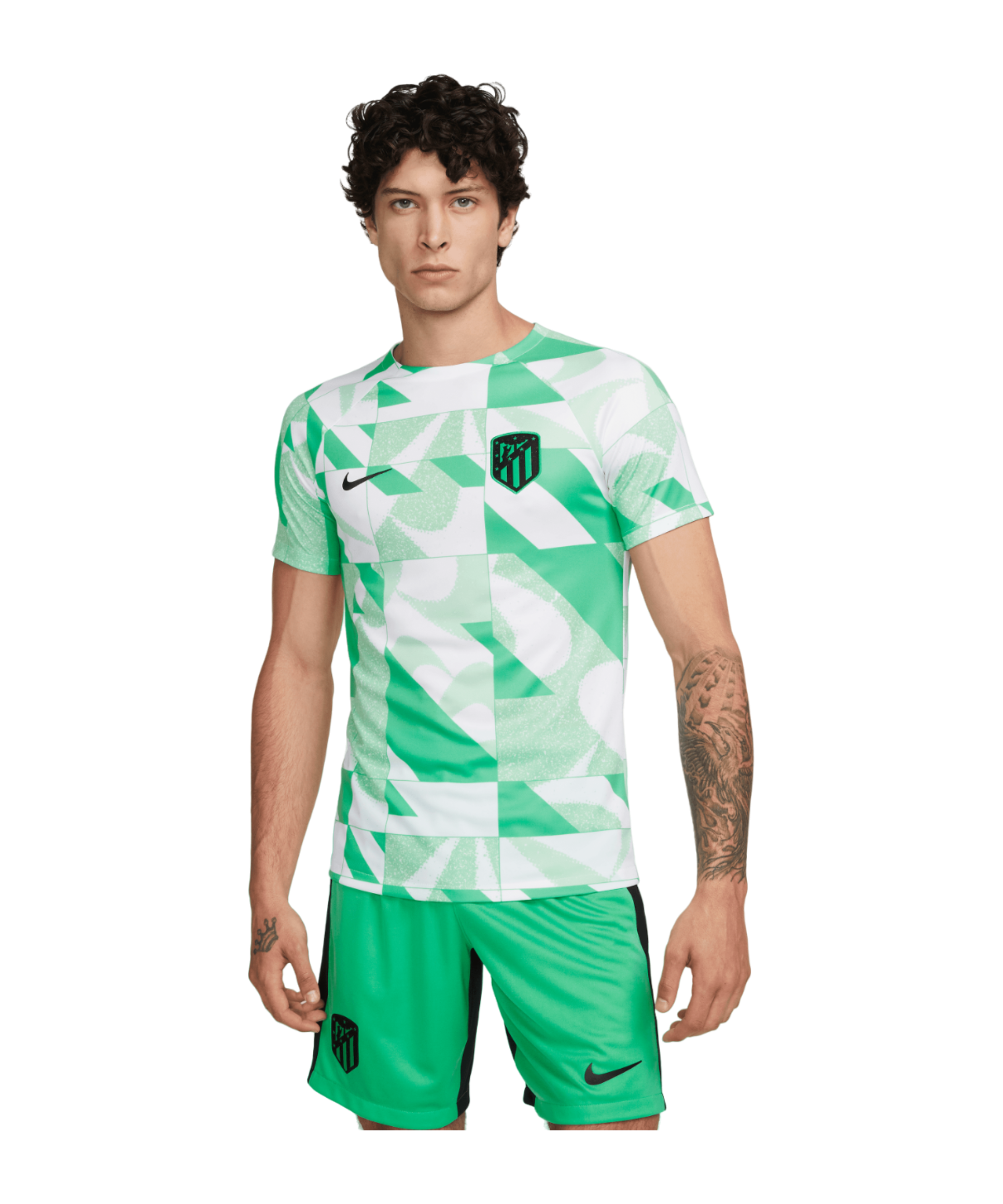 Nike Atletico Madrid Trainingsshirt Grün F364 - gruen