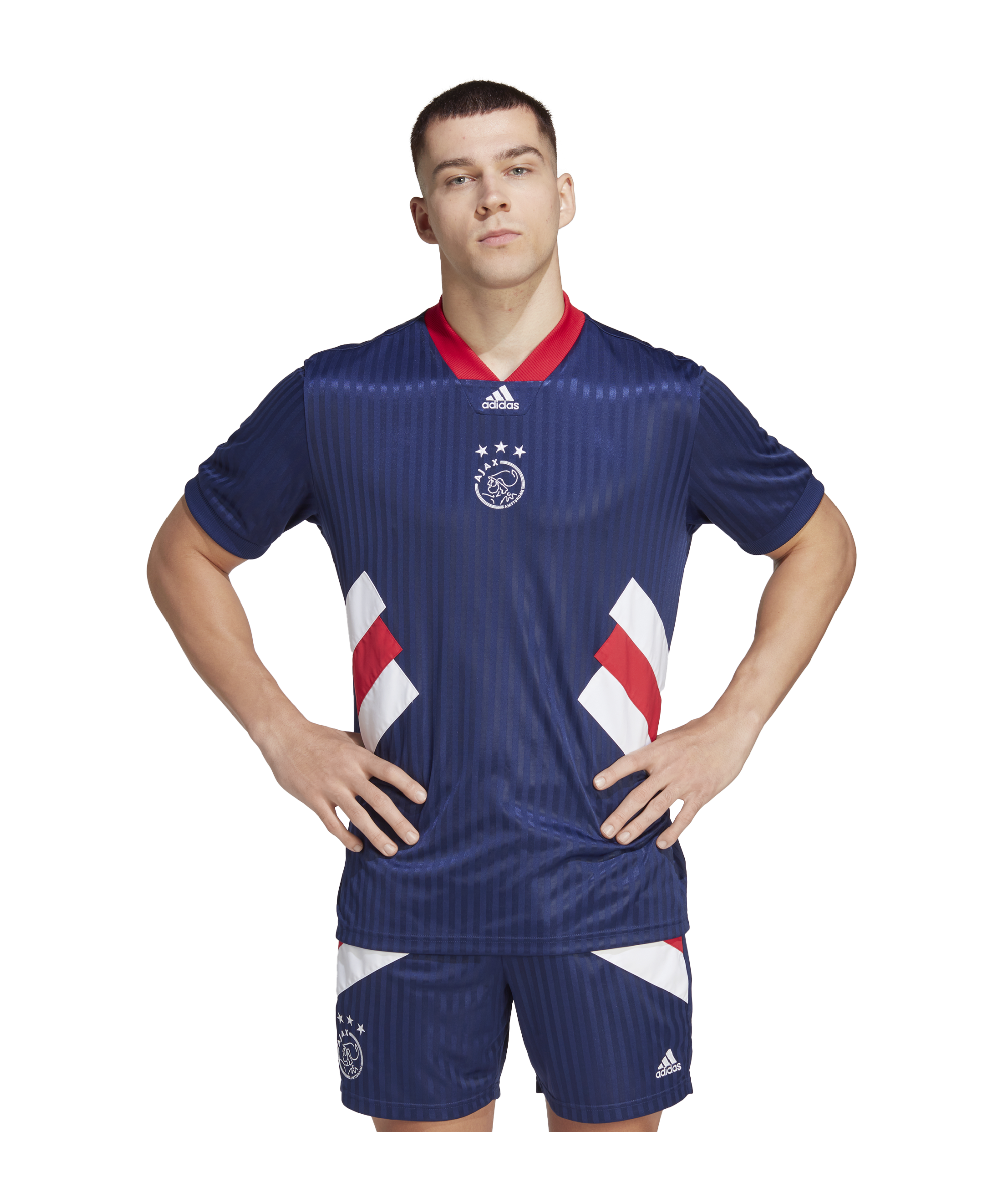 adidas Ajax Amsterdam Icon Trikot Blau - blau