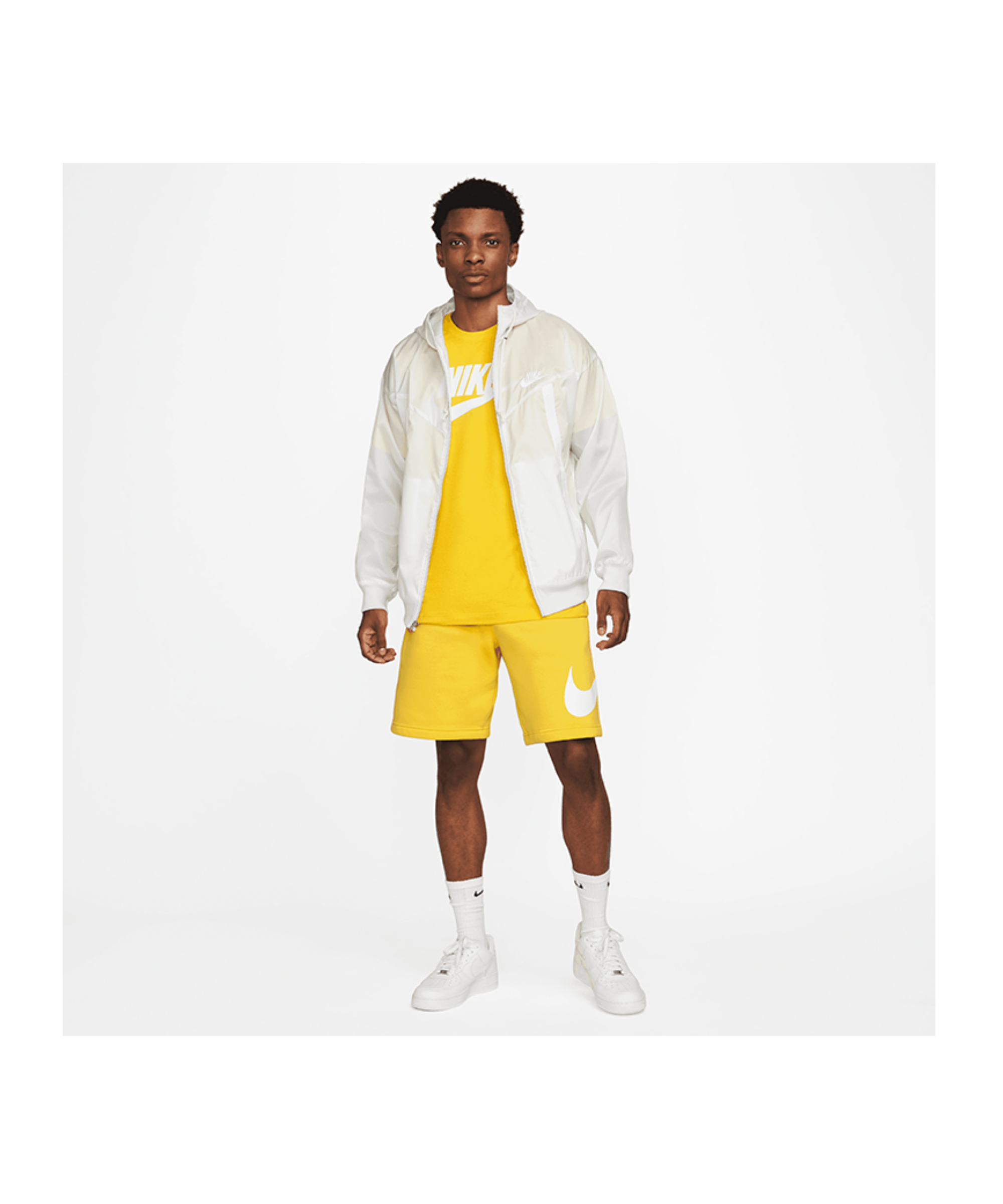 Nike Icon Futura T-Shirt Tall Gelb Weiss F709 - gelb