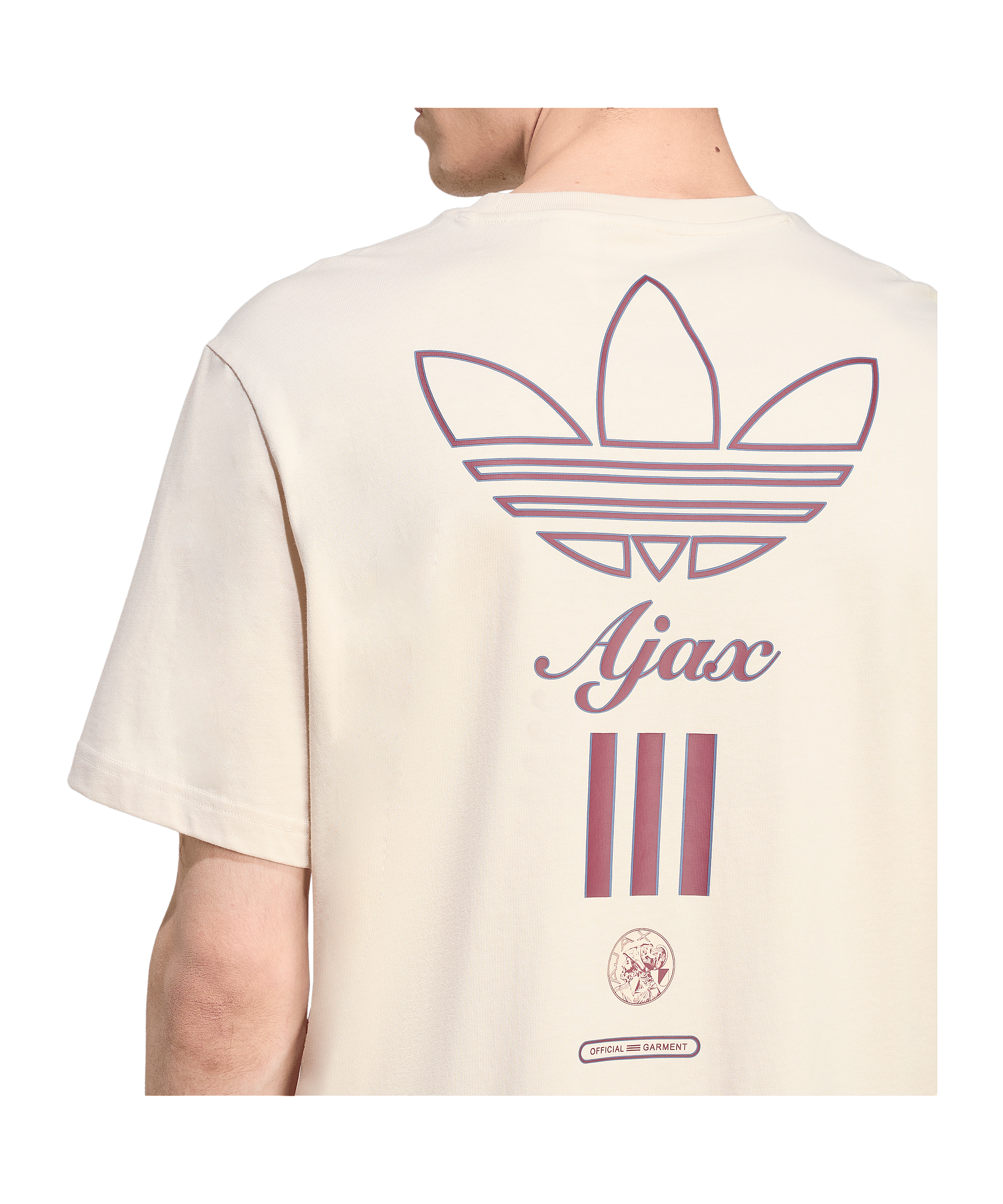 adidas Ajax Amsterdam Icon Graphic T-Shirt Beige - beige