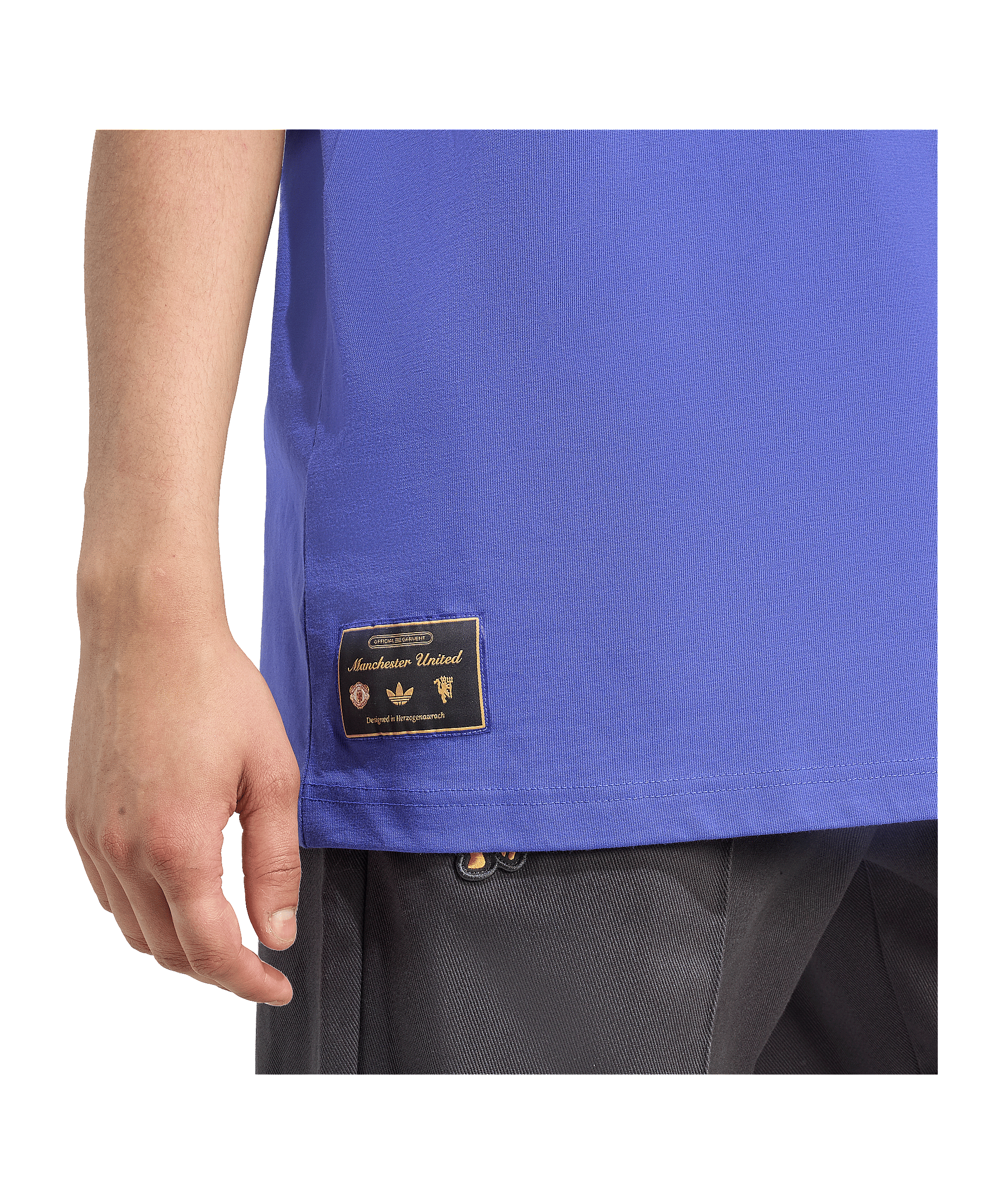 adidas Manchester United Icons T-Shirt Lila - lila