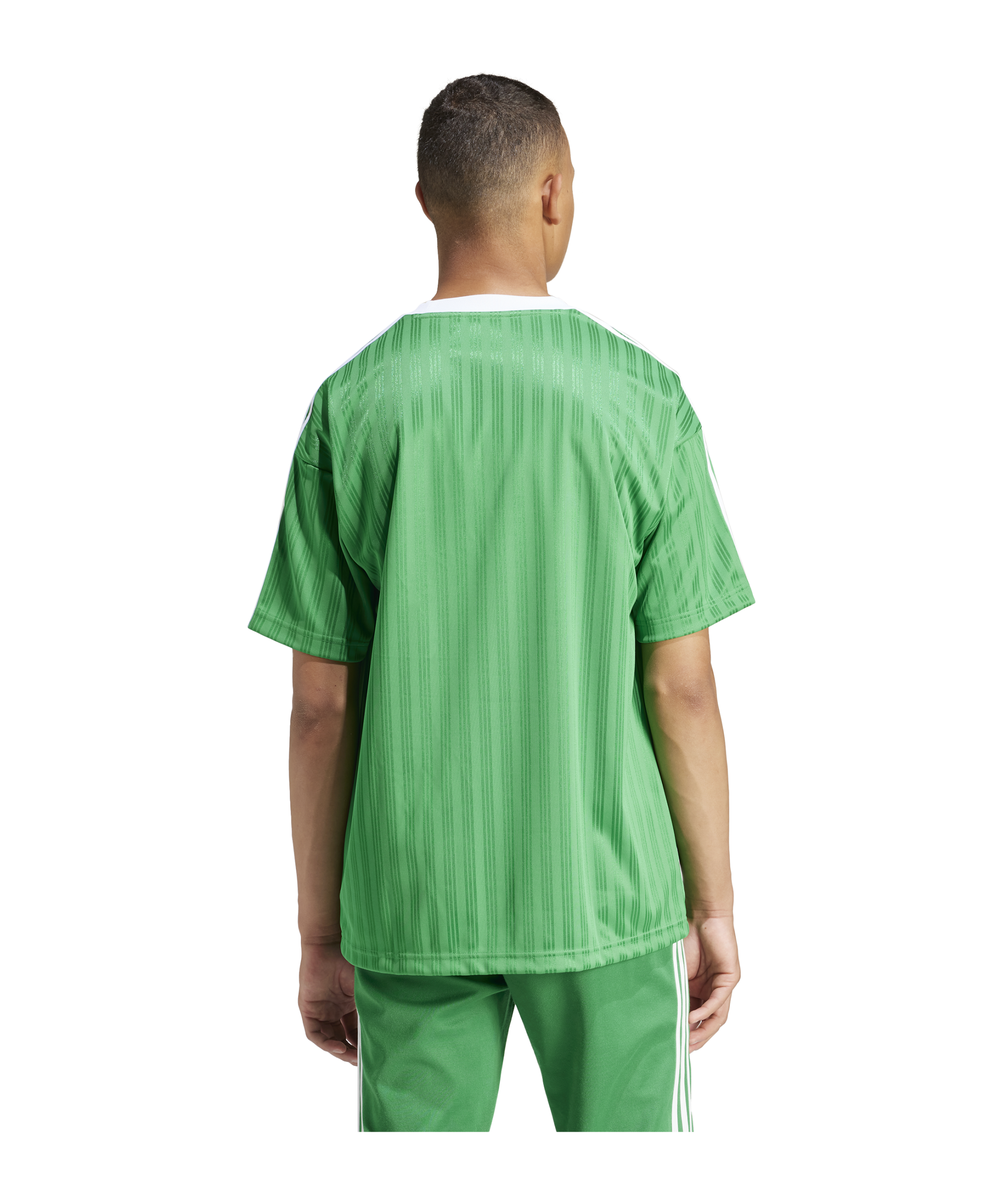 adidas Originals Adicolor Poly T-Shirt Grün Weiss - gruen