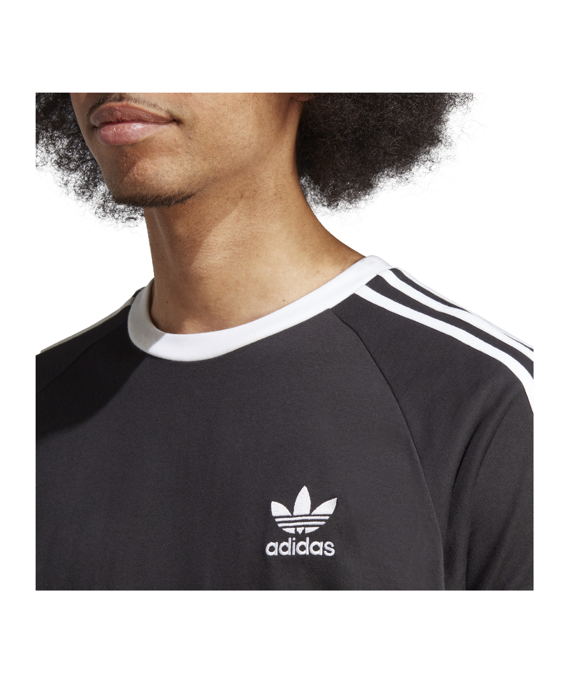 adidas Originals Adicolor Classics 3-Stripes Tee Black - schwarz