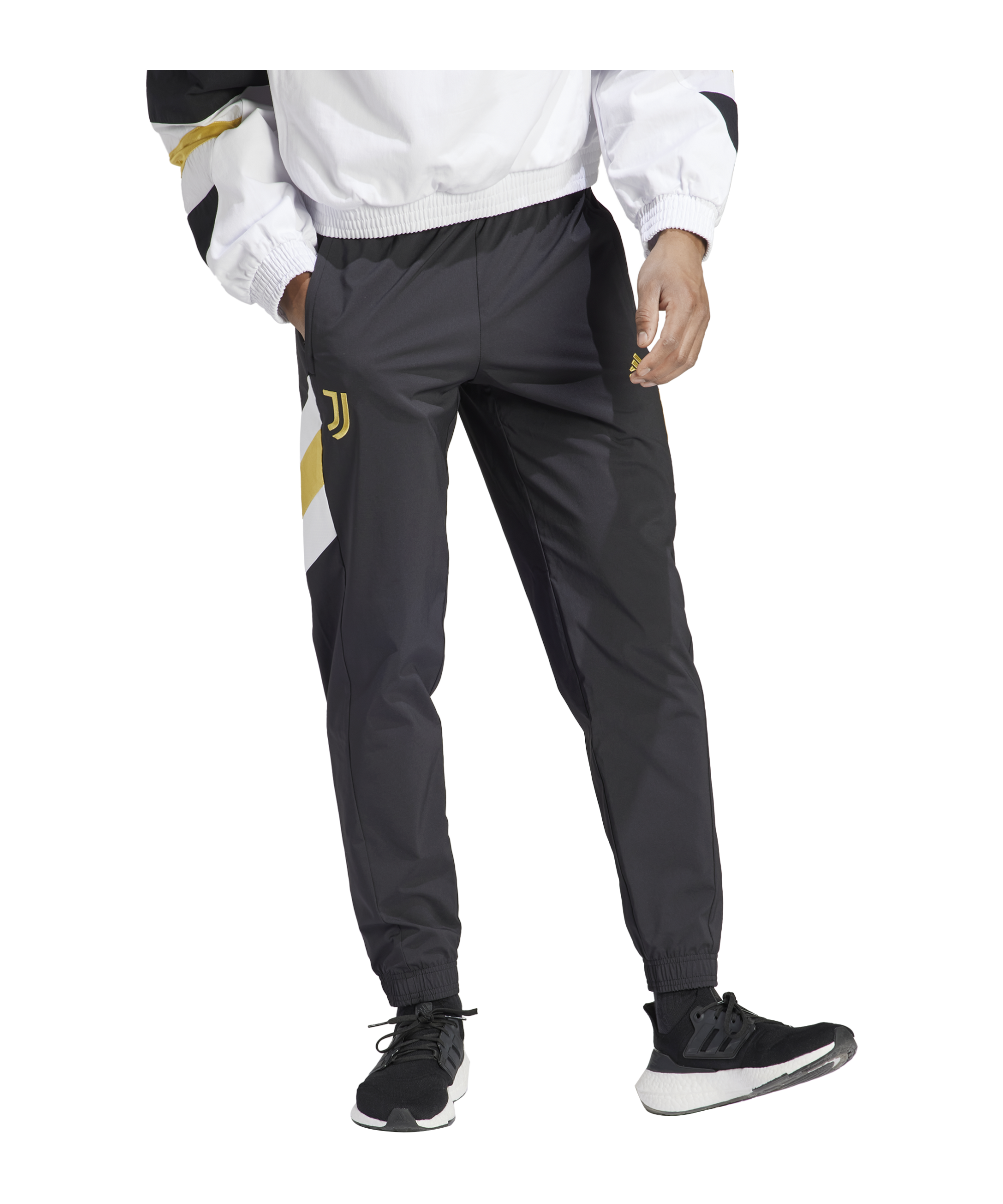 adidas Juventus Turin Icon Trainingshose Schwarz - schwarz