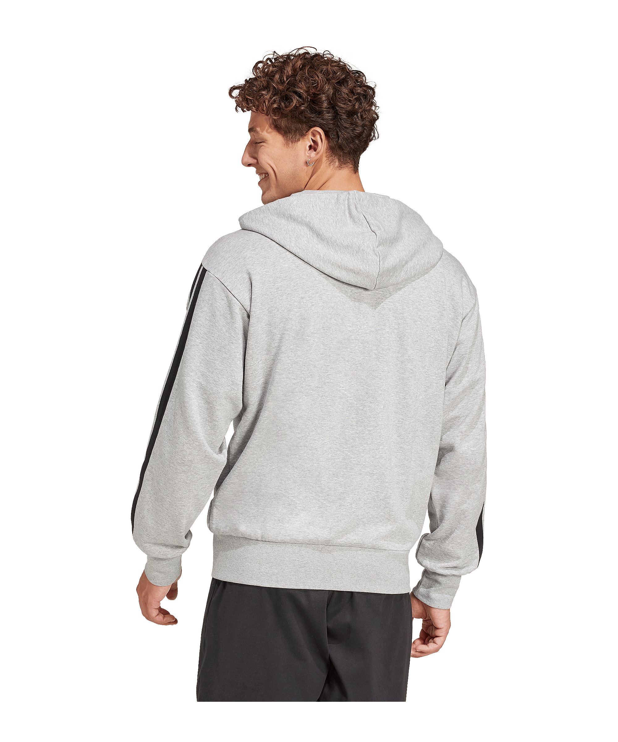 adidas Future Icons Kapuzenjacke Grau - grau